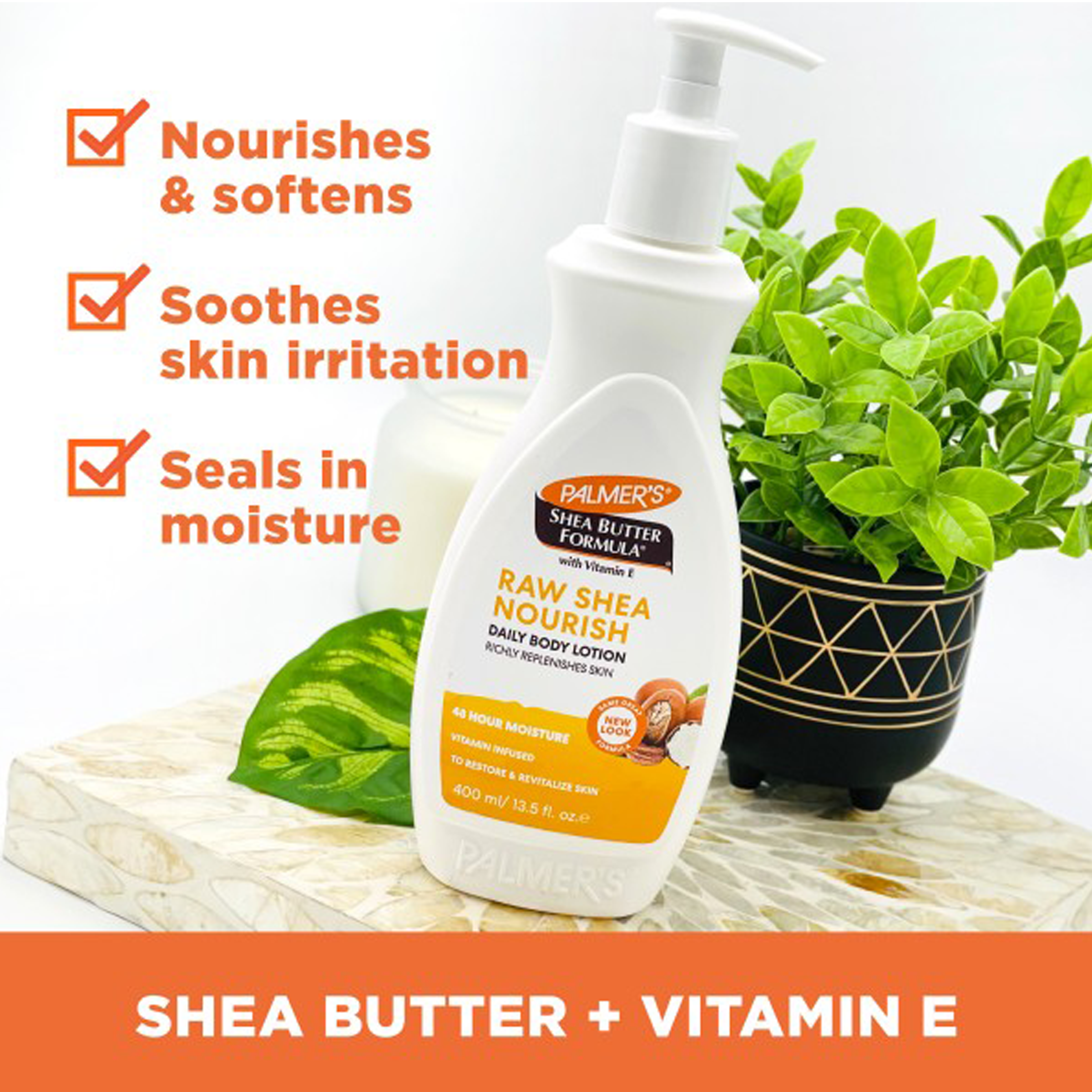 PALMERS SHEA BUTTER BODY LOTION 400ML - Image 3