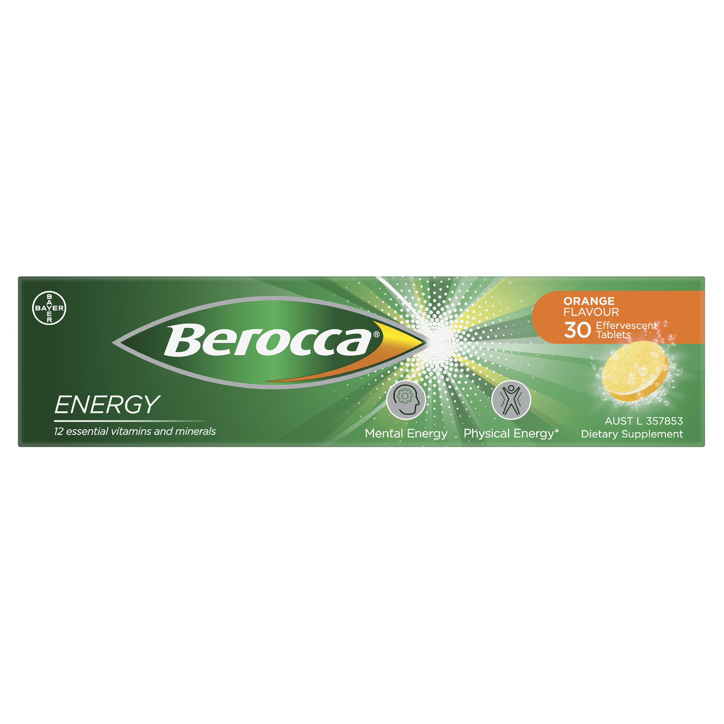 BEROCCA ORANGE 30 EFFERVESCENT TABLETS - Image 5