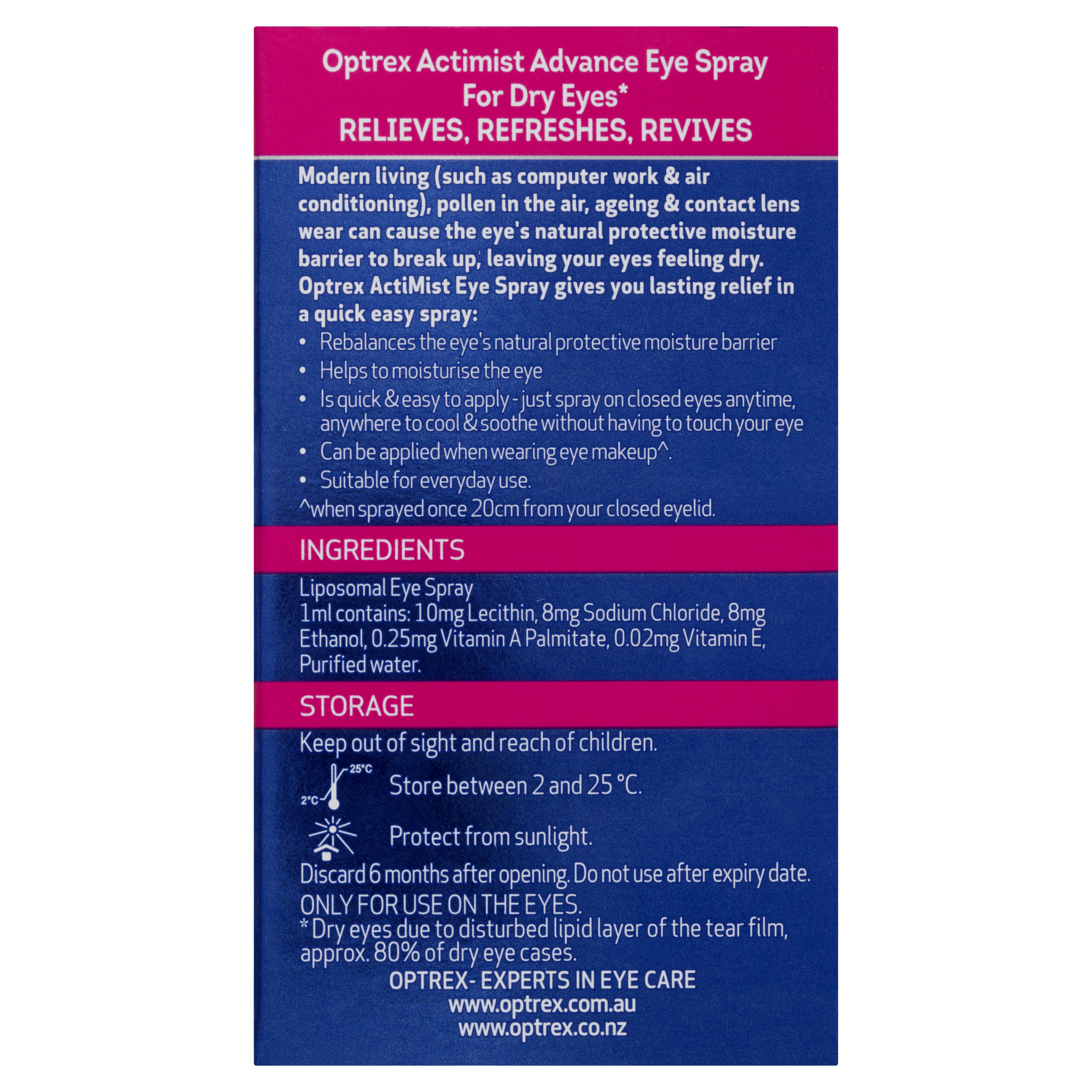 OPTREX ACTIMIST ADVANCE EYE SPRAY 10ML - Image 4