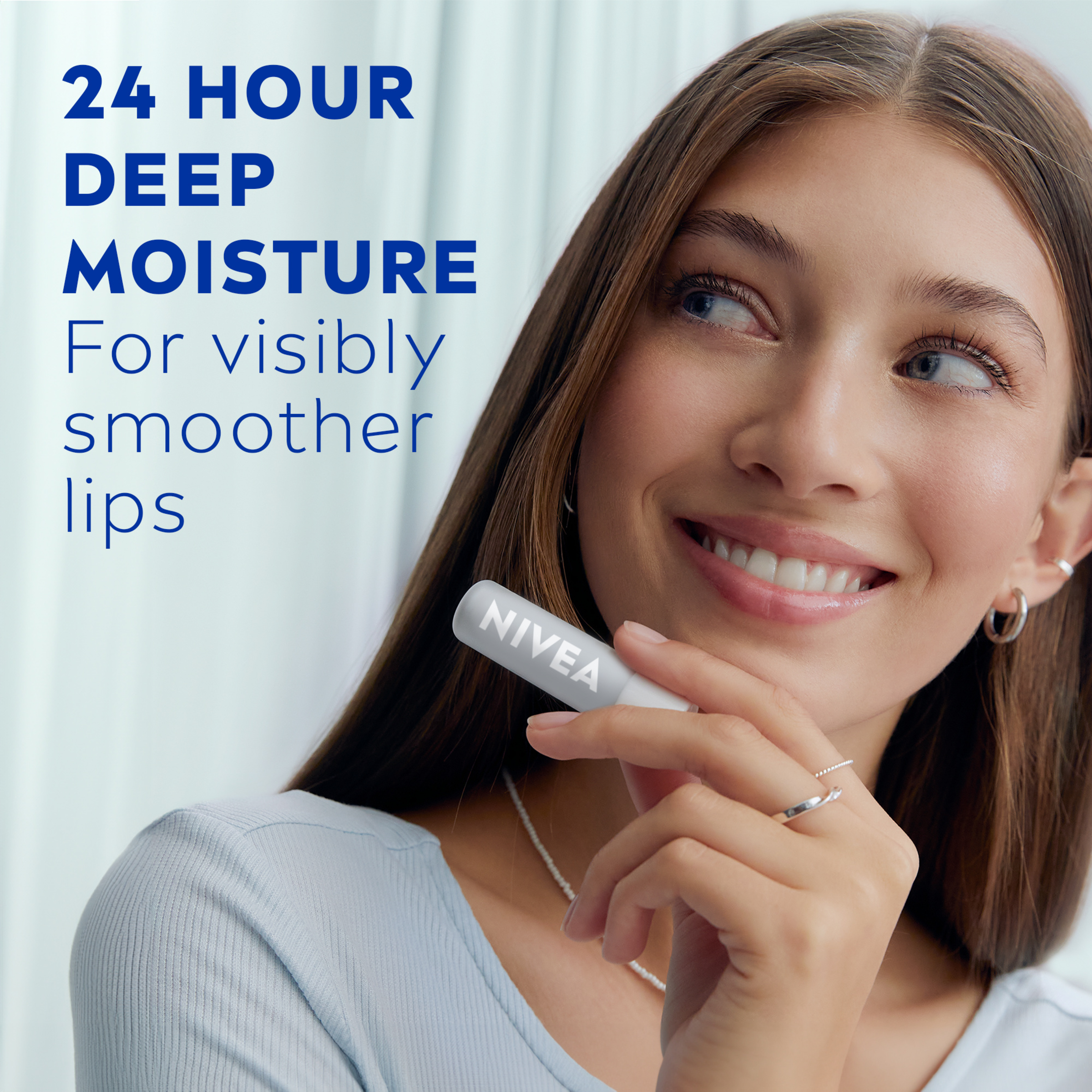 NIVEA LIP BALM STICK HYALURON CLEAR 5.2G - Image 9
