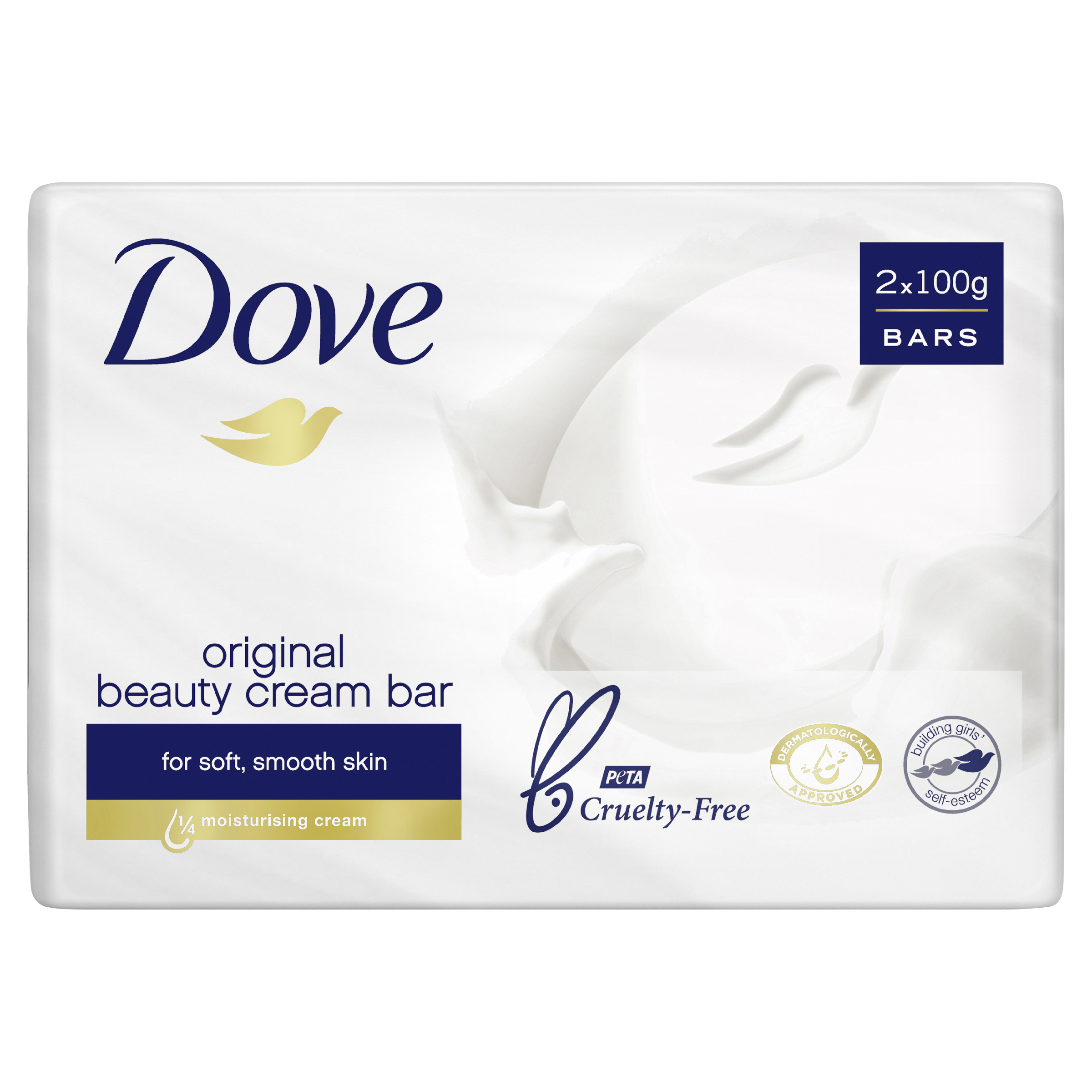 DOVE BEAUTY SOAP BAR ORIGINAL 90G 2 PACK - Image 2