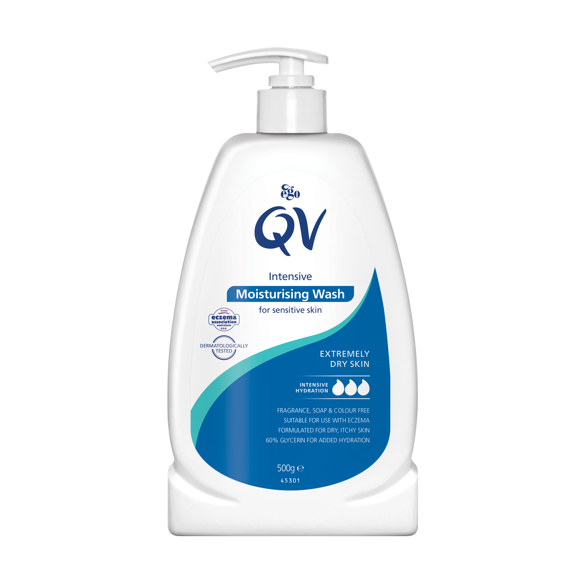 EGO QV INTENSIVE MOISTURISING CLEANSER 500ML