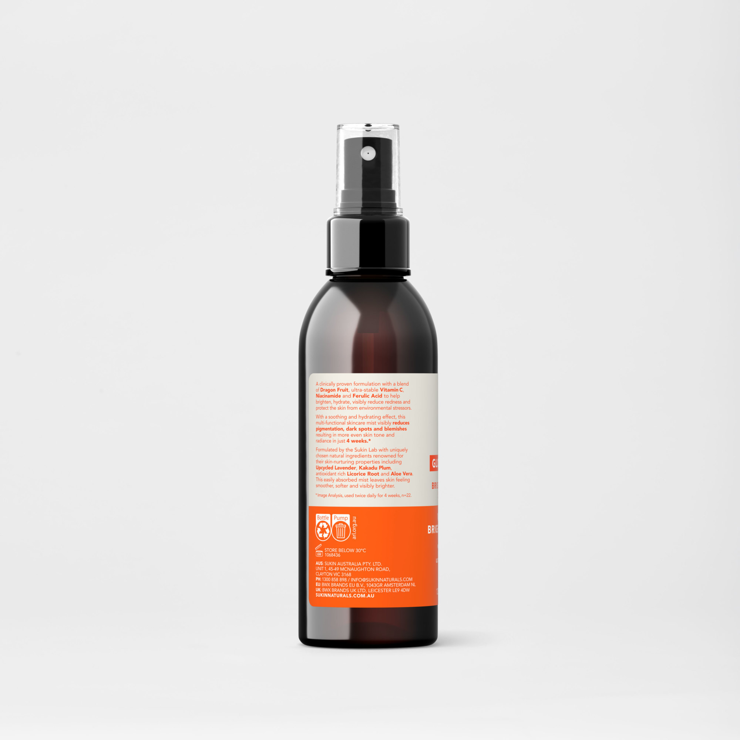 SUKIN GLOW ACTIVE C BRIGHTENING MIST 125ML - Image 8