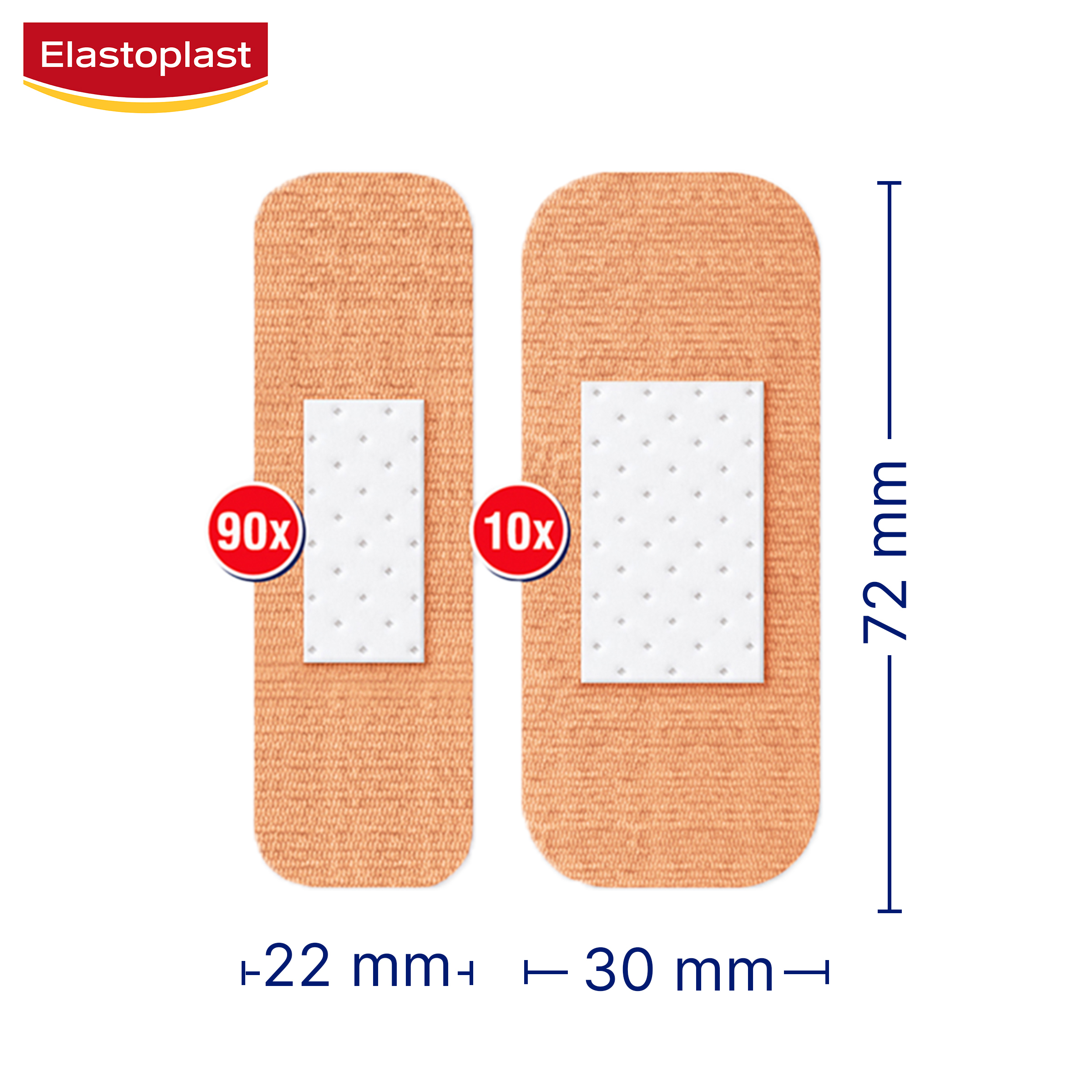 ELASTOPLAST FLEXIBLE FABRIC STRIPS 100 PACK - Image 6