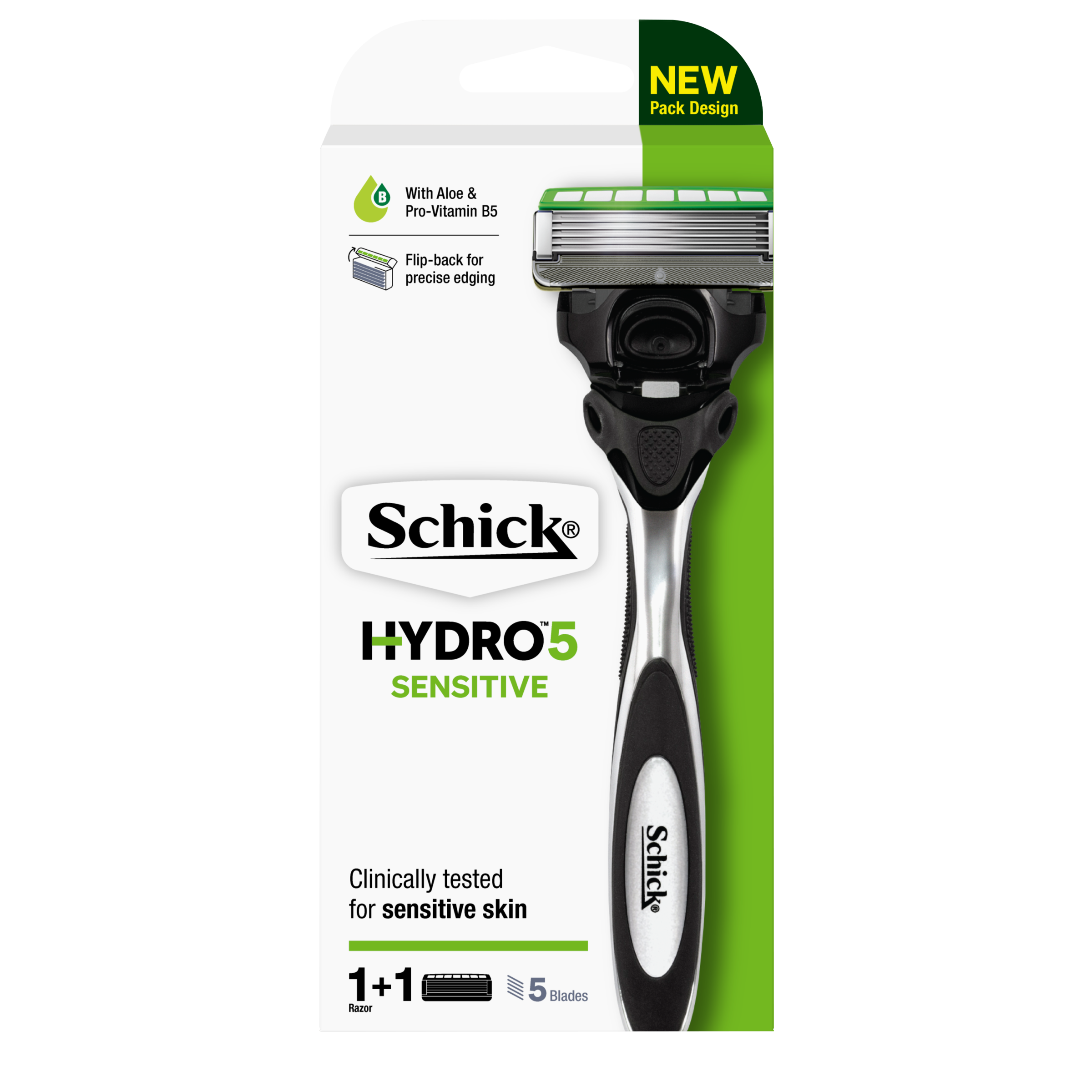 SCHICK HYDRO 5 SENSE COMFORT RAZOR + 1 BLADE