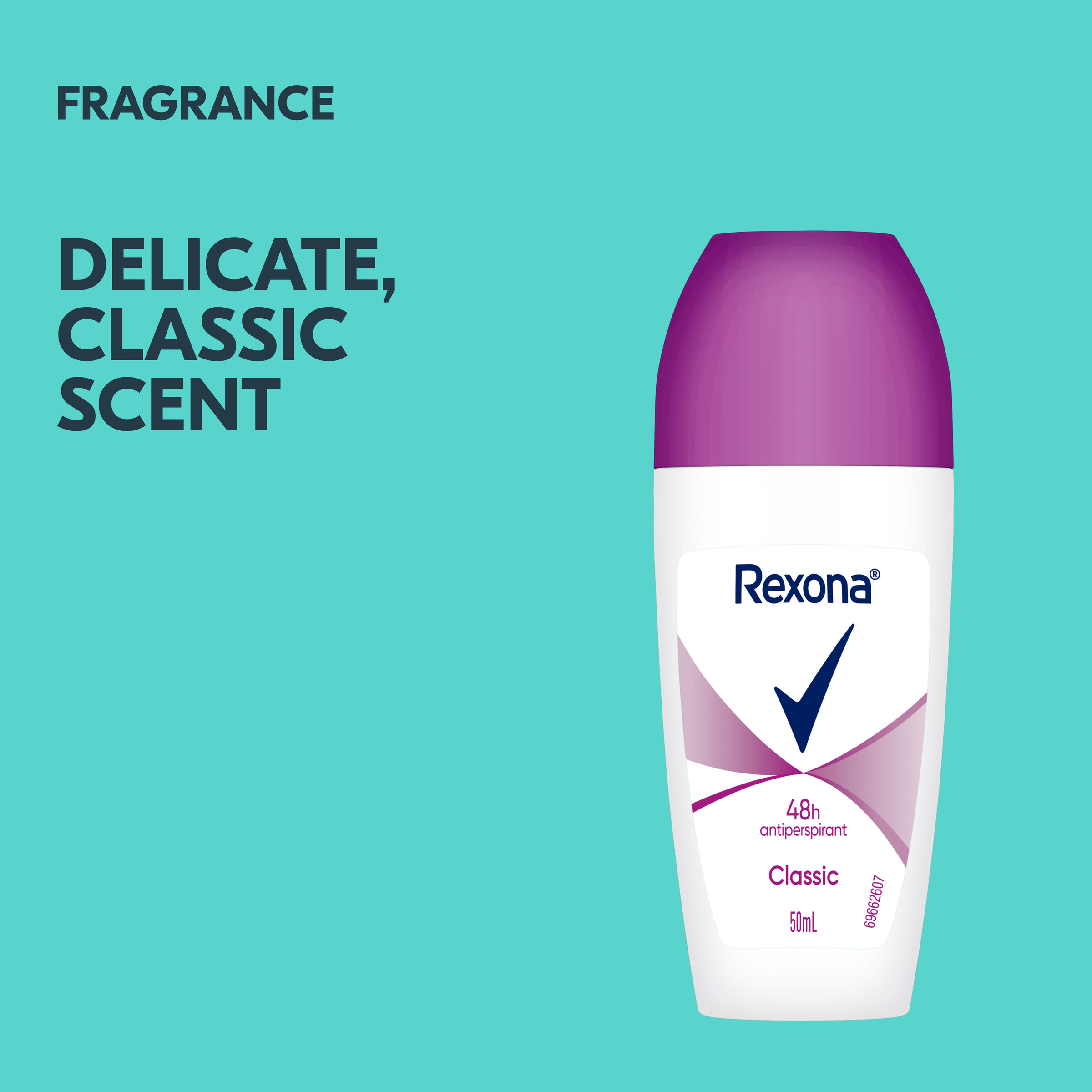 REXONA WOMEN ANTIPERSPIRANT CLASSIC 48HR ROLL ON 50ML - Image 3