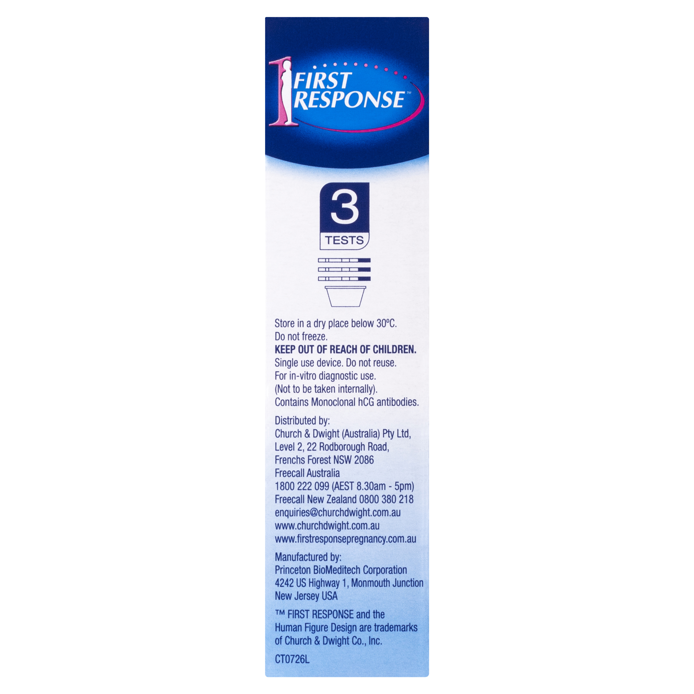 FIRST RESPONSE DIP & READ PREGNANCY TEST 3 PACK - Image 6