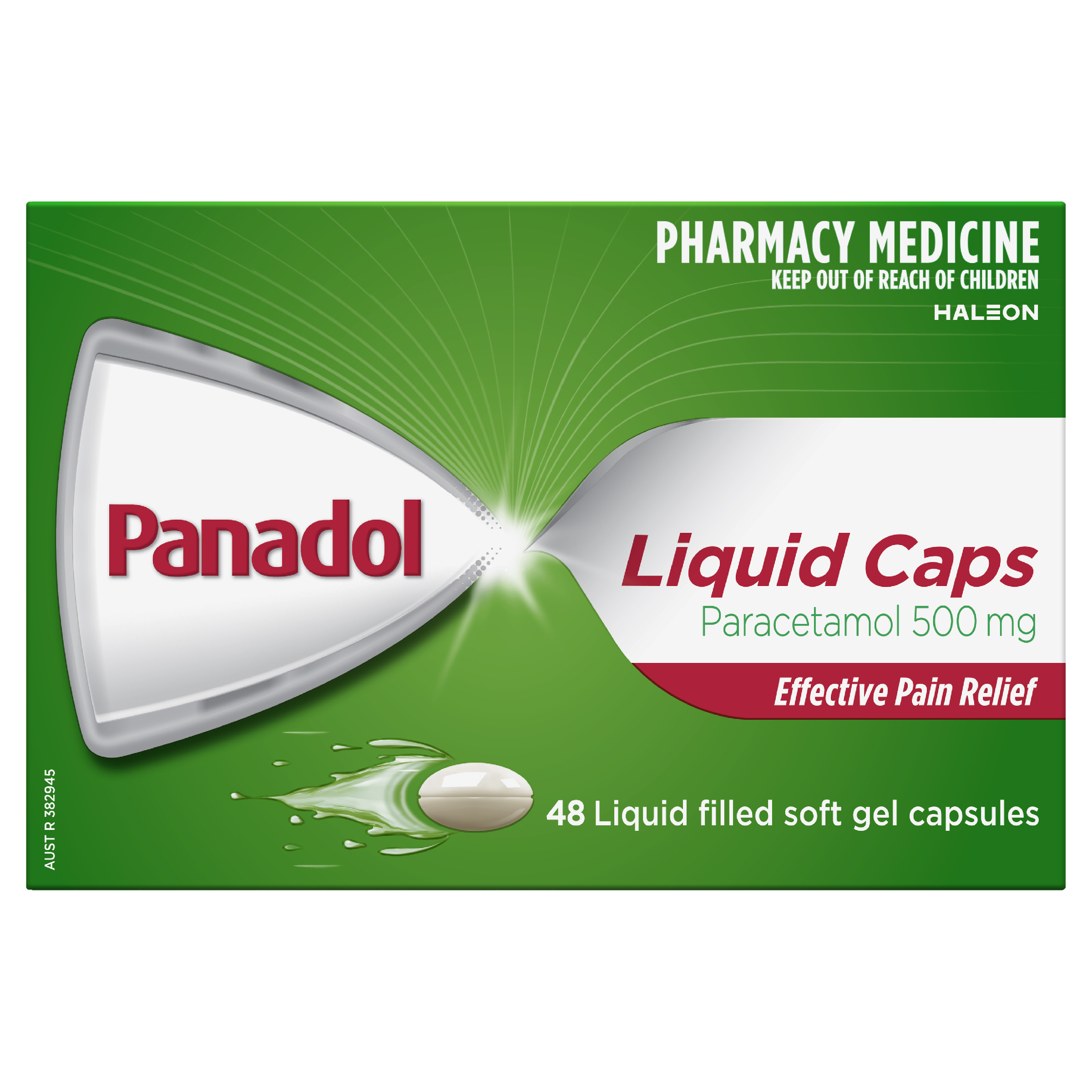 PANADOL 500MG 48 LIQUID CAPSULES - Image 2