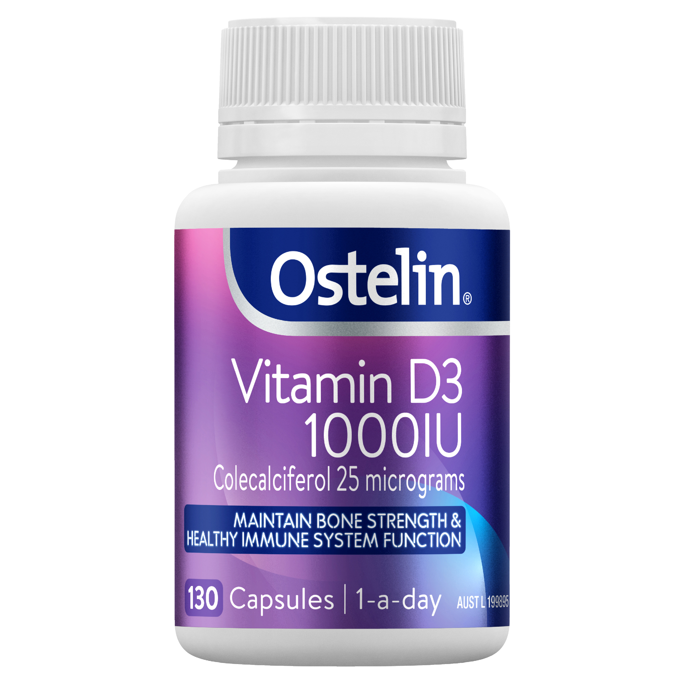 OSTELIN VITAMIN D3 1000IU 130 CAPSULES - Image 3