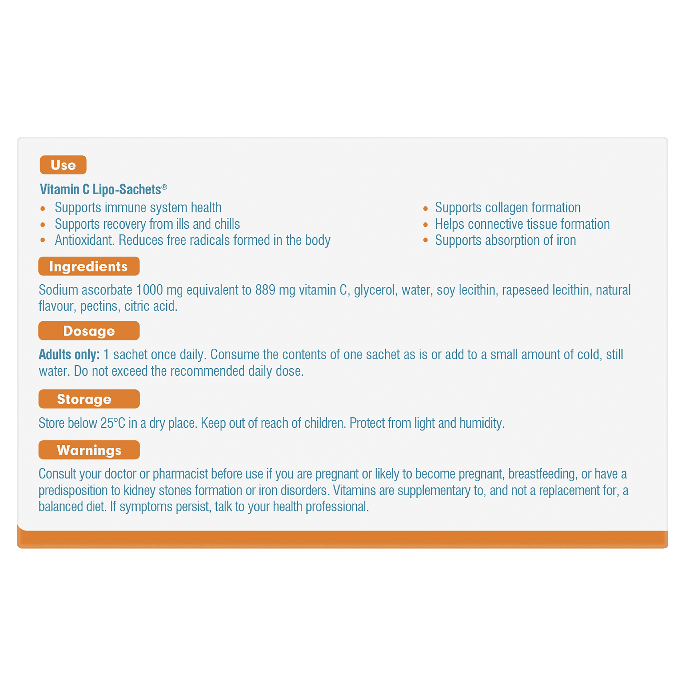 Ferro VITAMIN C LIPO-SACHETS ORIGINAL 30 X 5G - Image 4