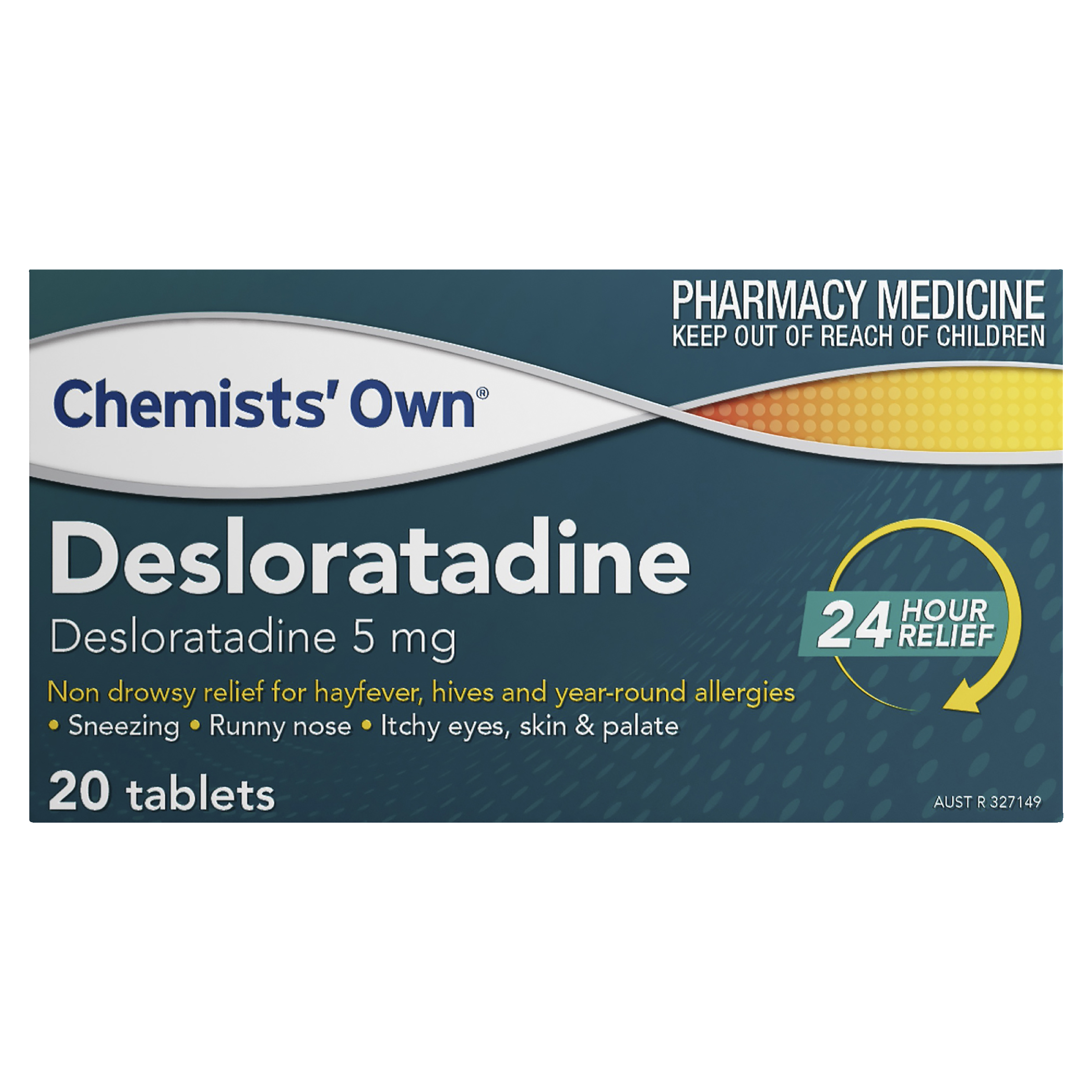 CHEMISTS OWN DESLORATADINE ALLERGY & HAYFEVER 20 TABLETS - Image 2