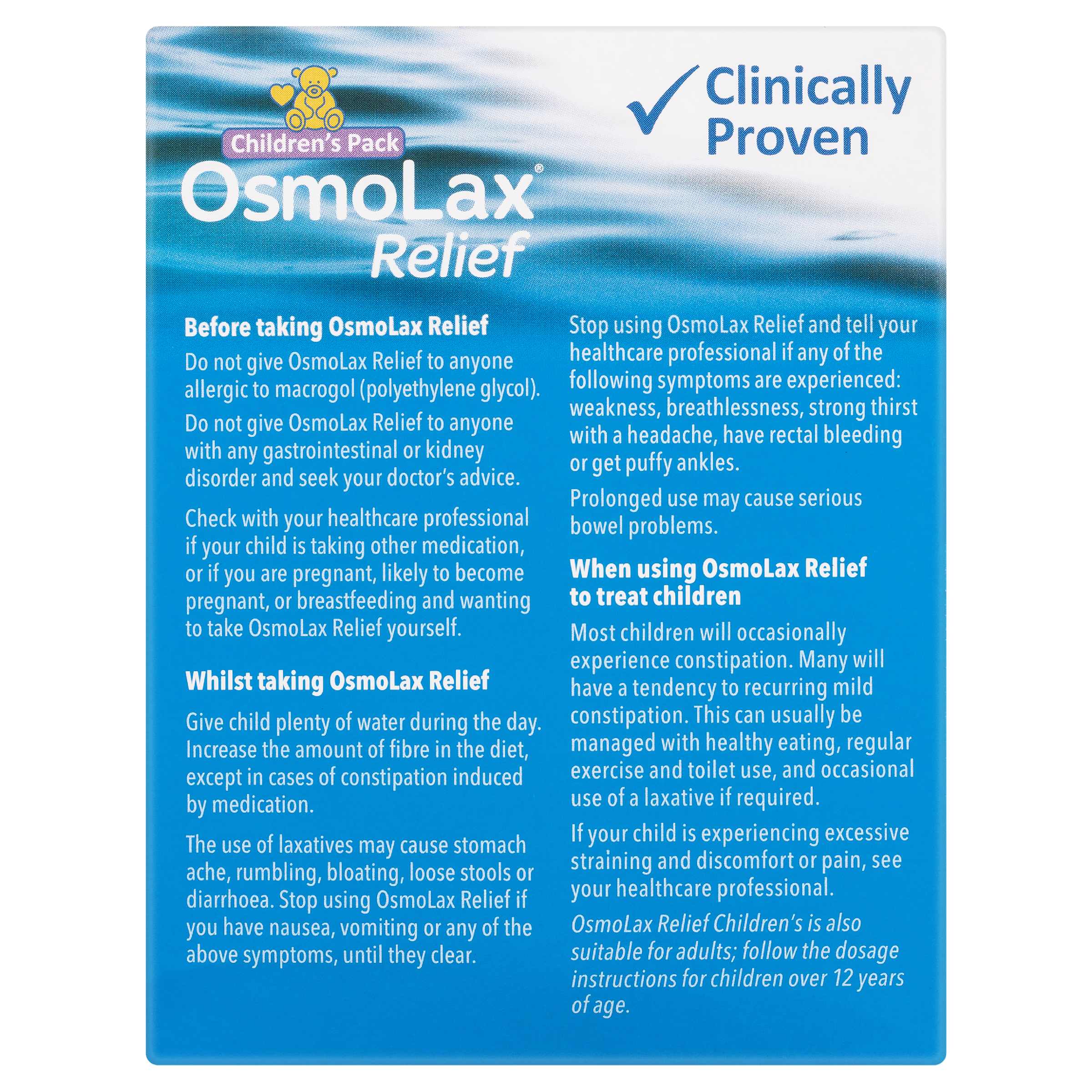 OSMOLAX RELIEF CHILDRENS298G  35 DOSES - Image 7