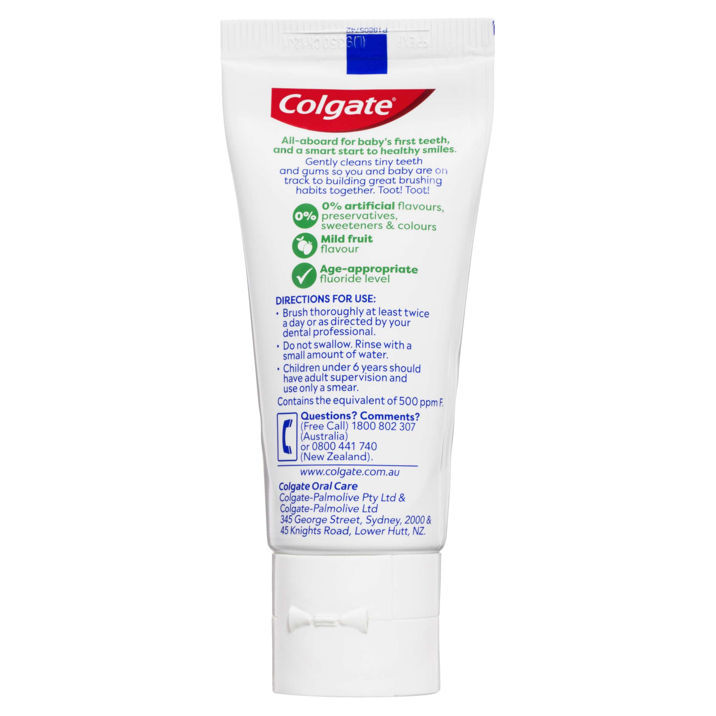 COLGATE TOOTHPASTE KIDS MILD FRUIT 0-3 YEARS 80G - Image 10