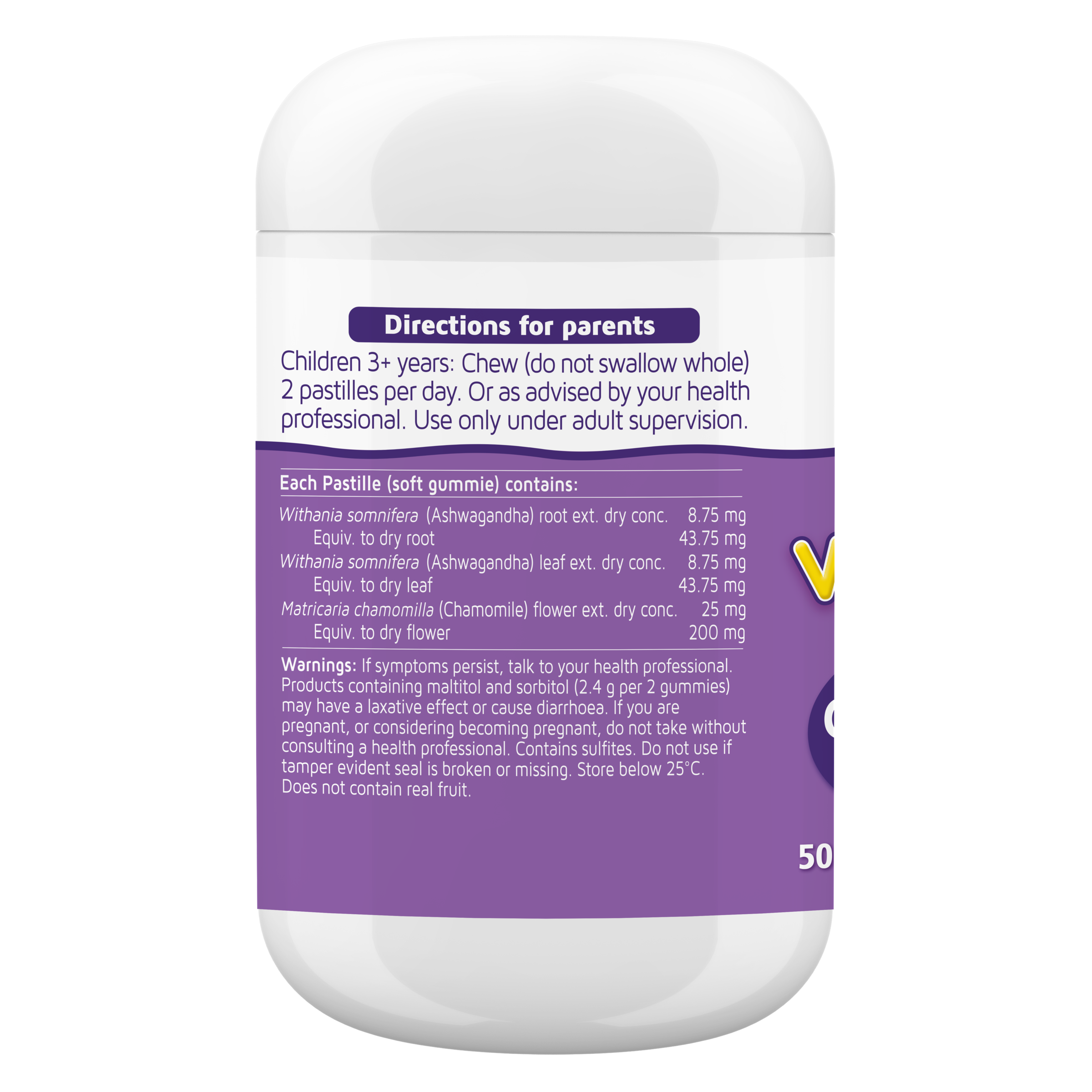 NATURES WAY KIDS SMART VITA GUMMIES CALM+SLEEP 50 - Image 4