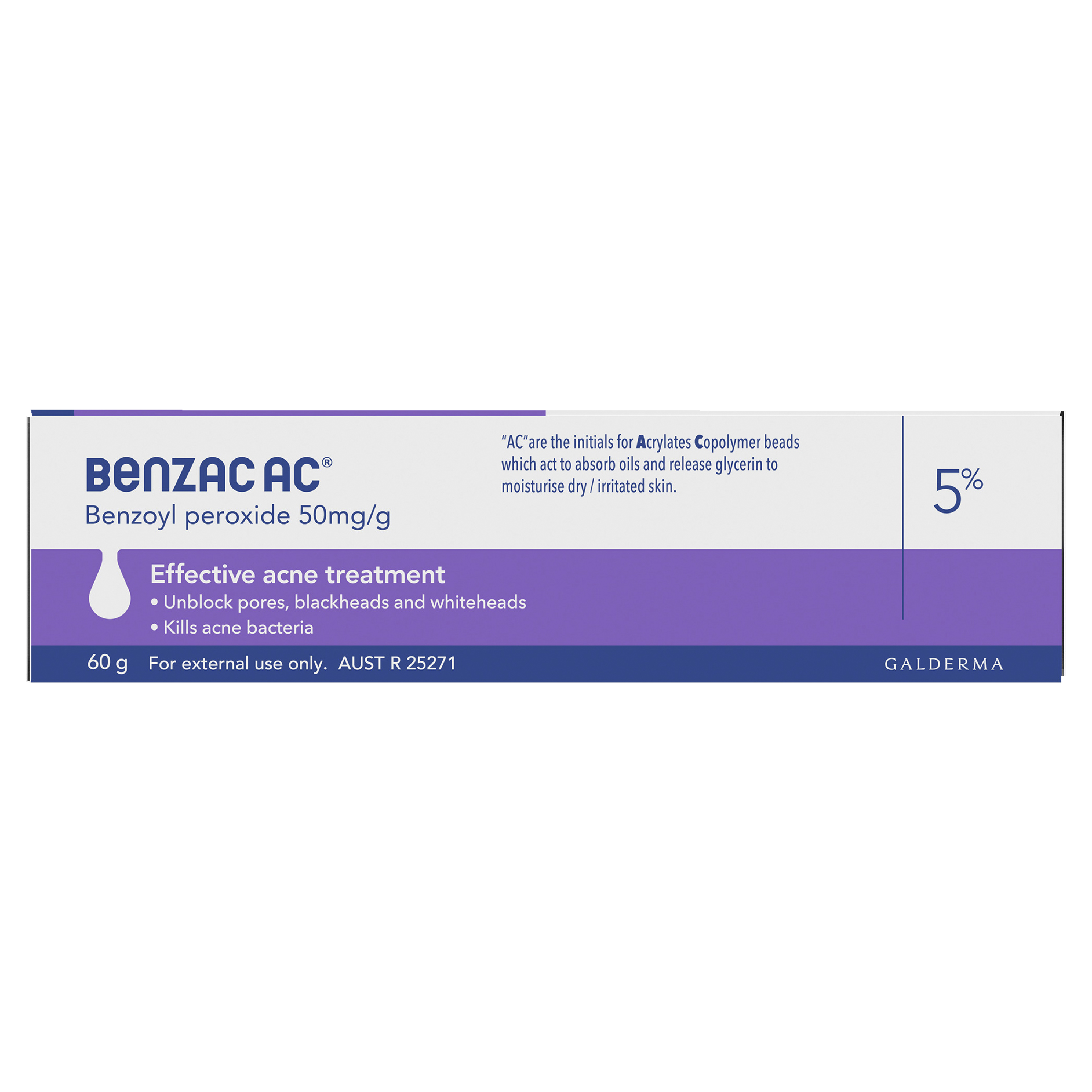 BENZAC AC 5.0% GEL 60G - Image 3