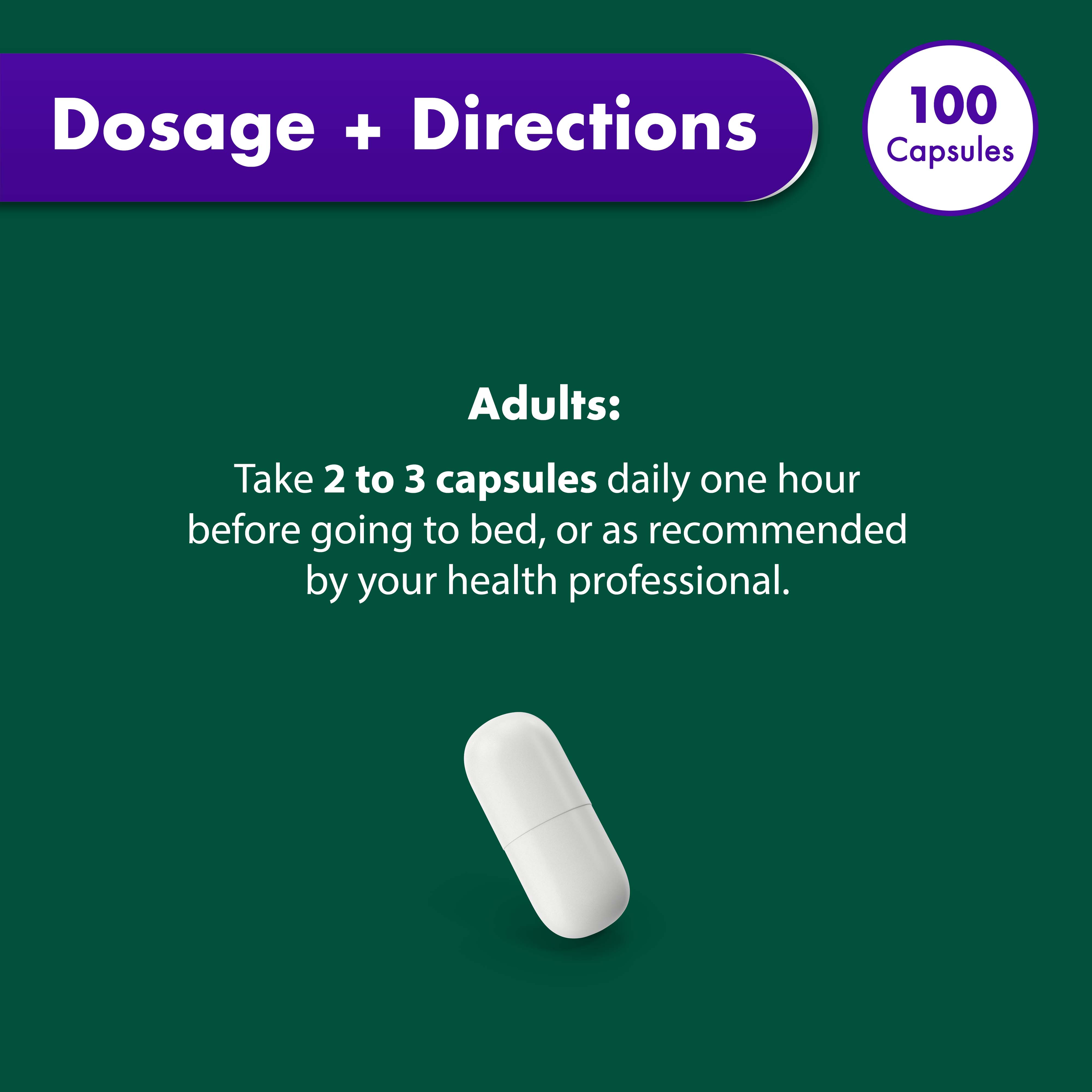 NATURES OWN SLEEP EZY 100 CAPSULES - Image 5