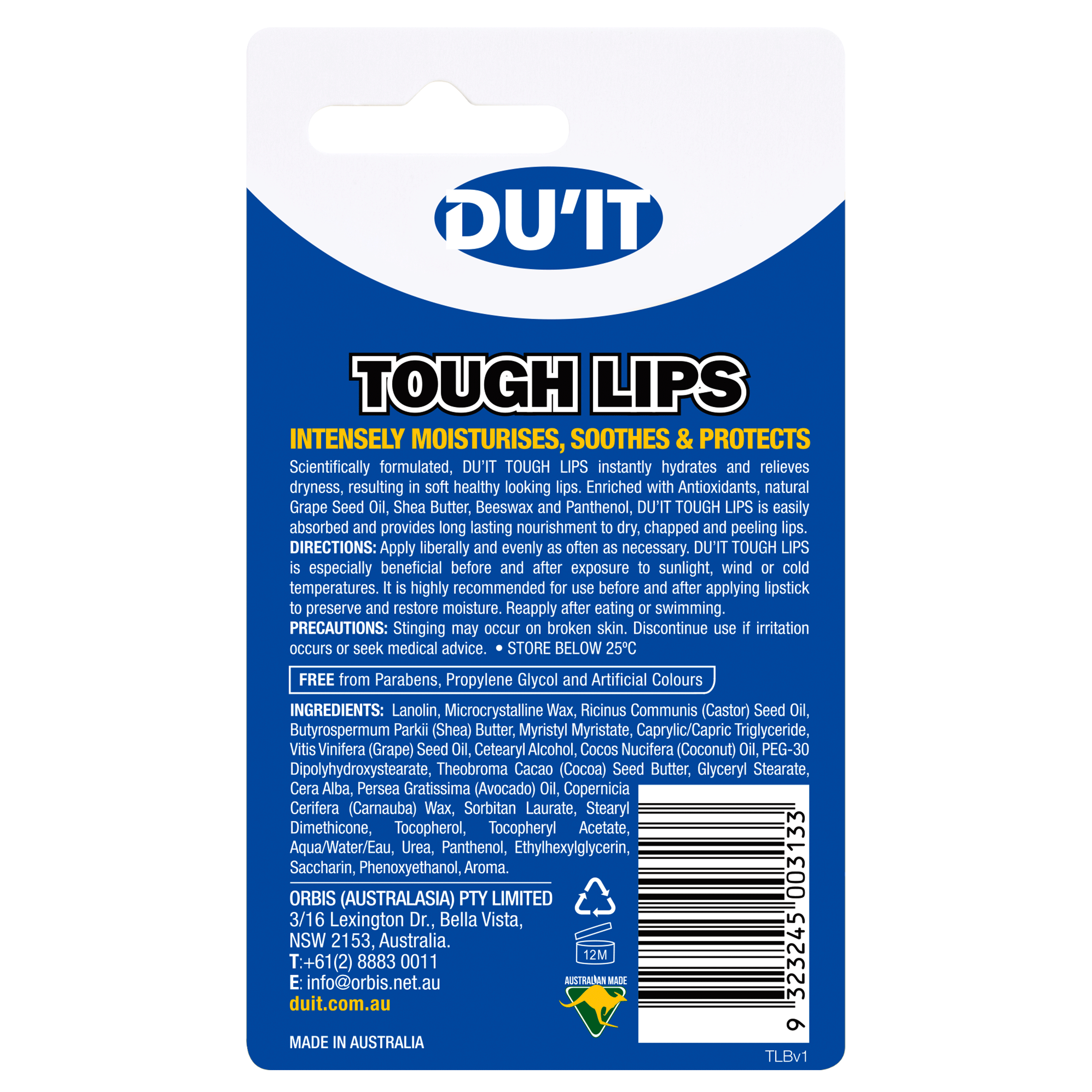 DUIT TOUGH LIPS BALM 4.5G - Image 2