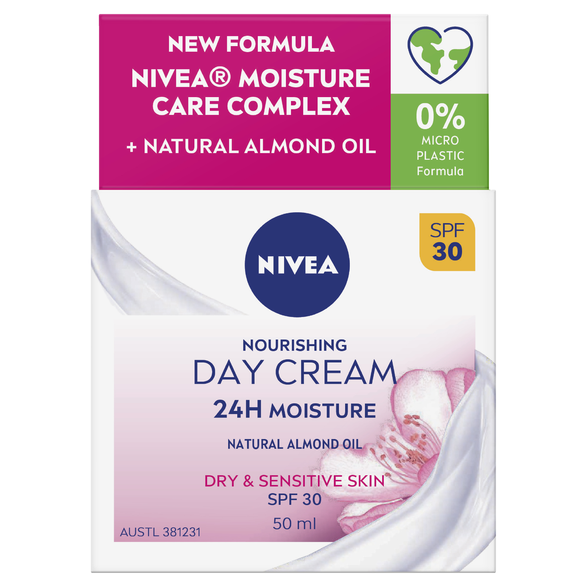 NIVEA DAILY ESSENTIALS NOURISH DAY CREAM SPF30+ 50ML - Image 2
