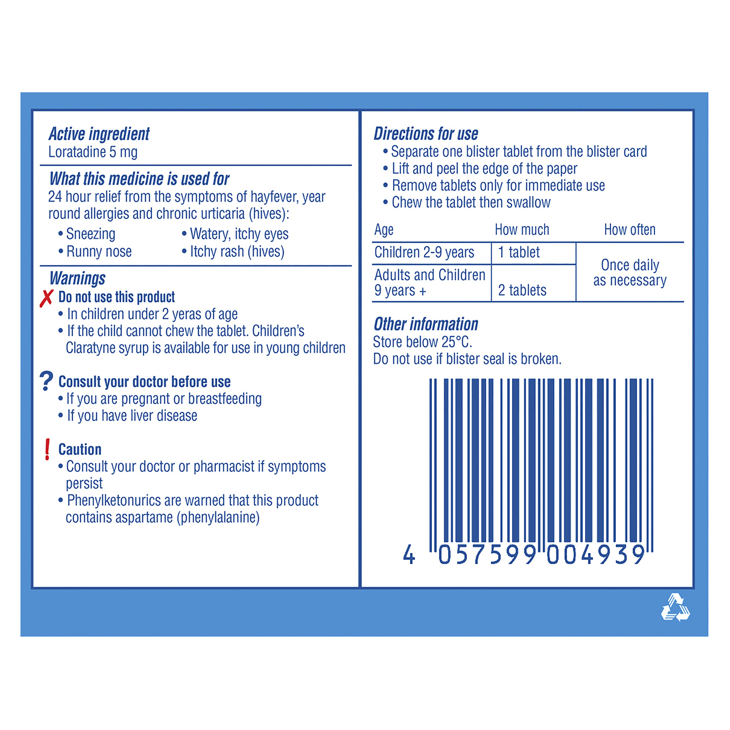 CLARATYNE CHILDRENS GRAPE 30 CHEWABLE TABLETS - Image 4