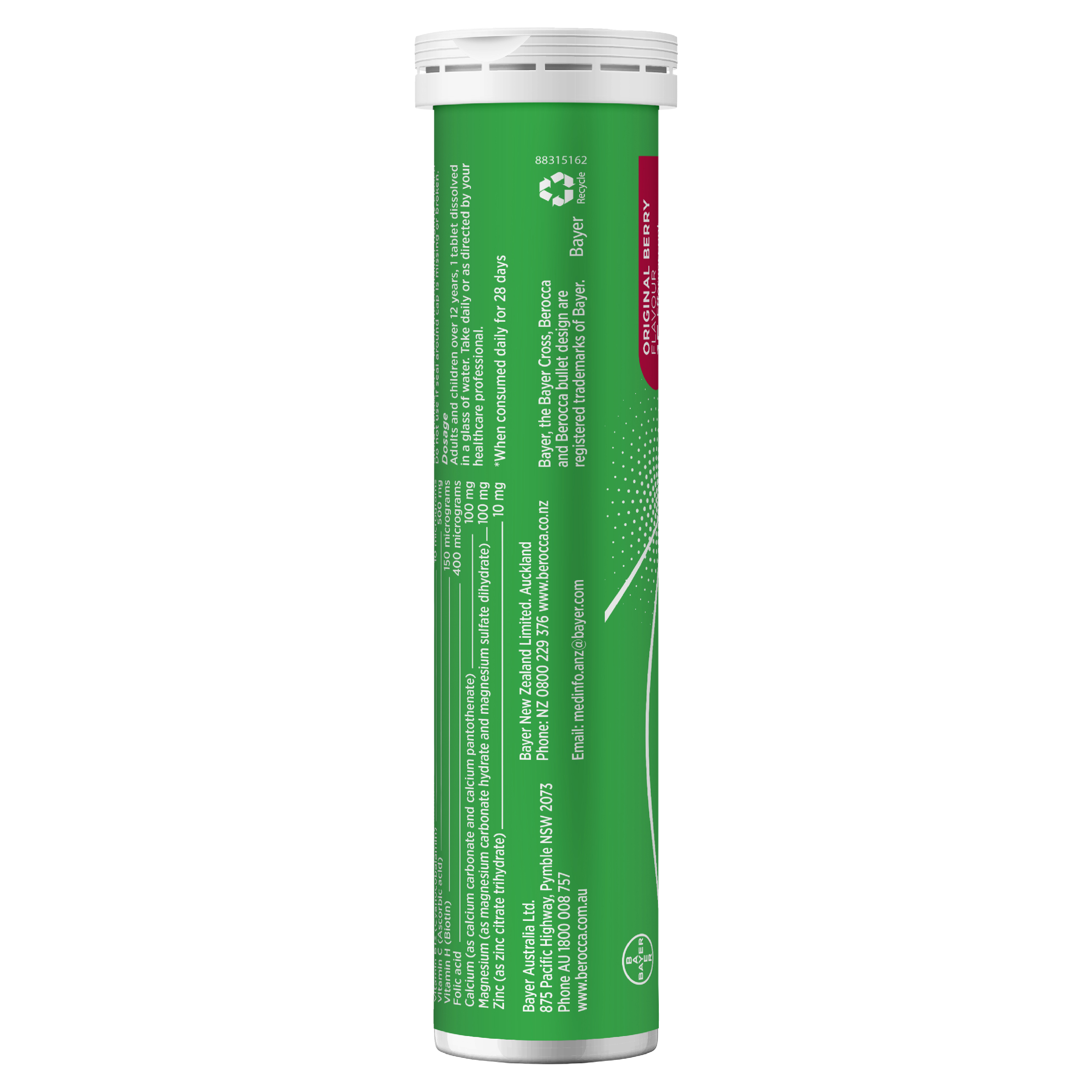 BEROCCA EFFERVESCENT ORIGINAL BERRY 30 TABLETS - Image 11