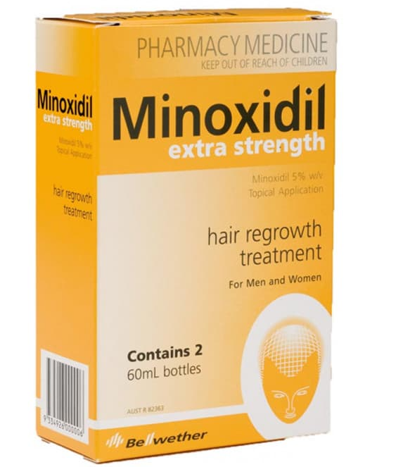 MINOXIDIL EXTRA STRENGTH HAIR TREATMENT 5% 60ML 2 PACK