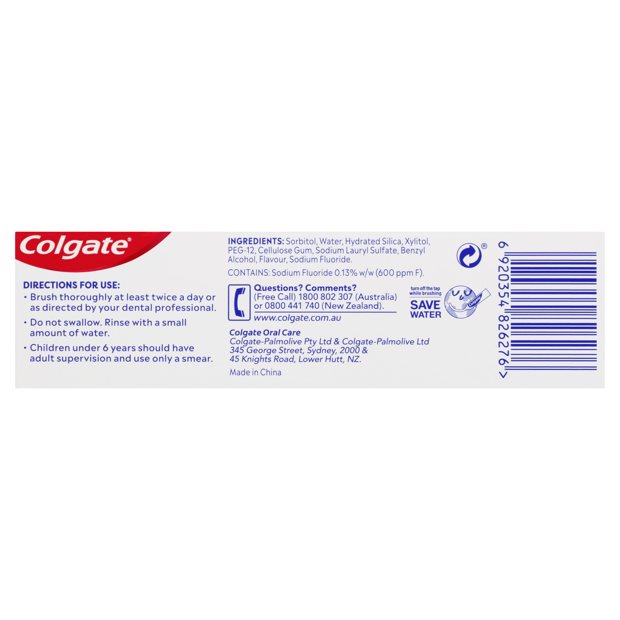 COLGATE TOOTHPASTE KIDS STRAWBERRY 4-6 YEARS 80G - Image 3