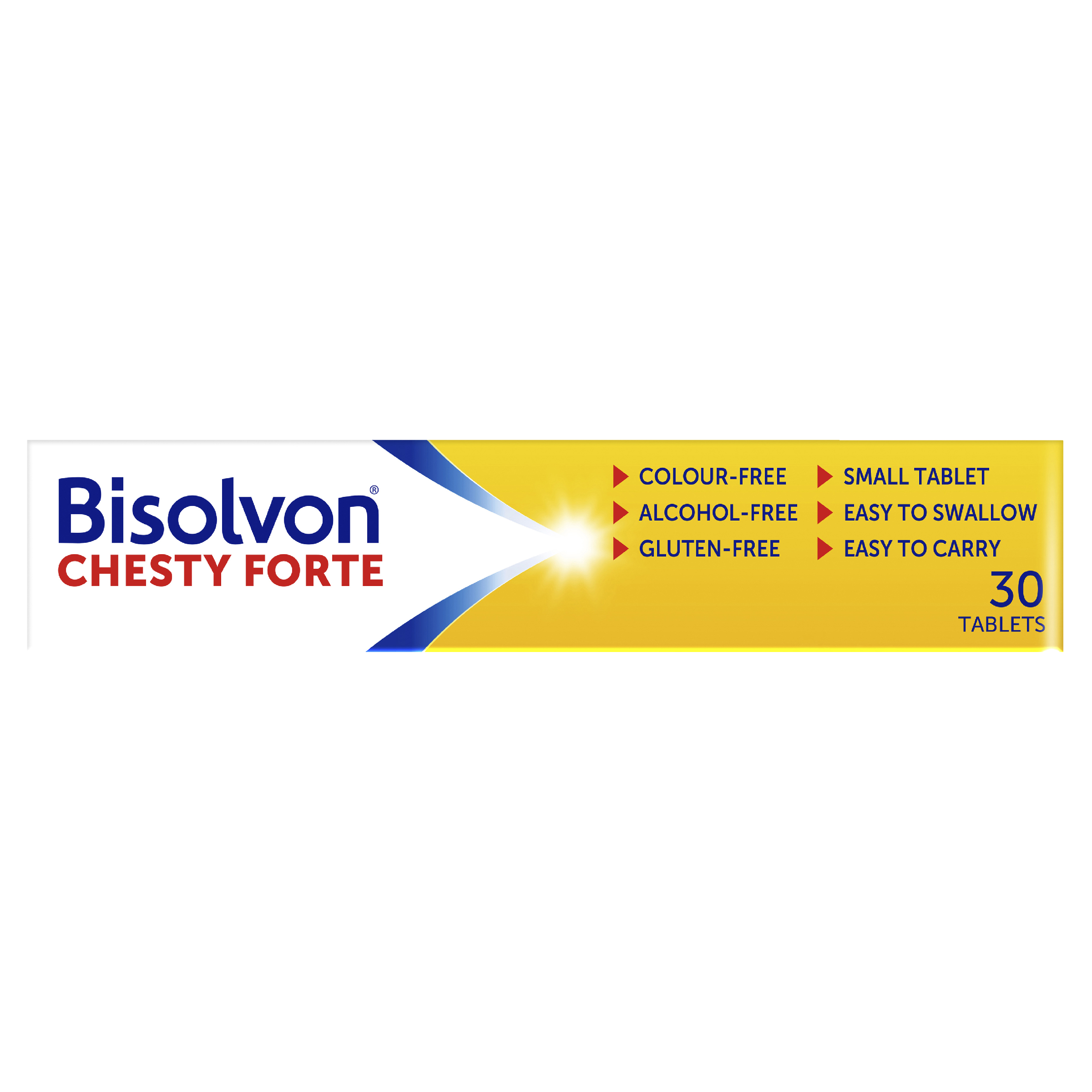 BISOLVON CHESTY FORTE 8MG 30 TABLETS - Image 3