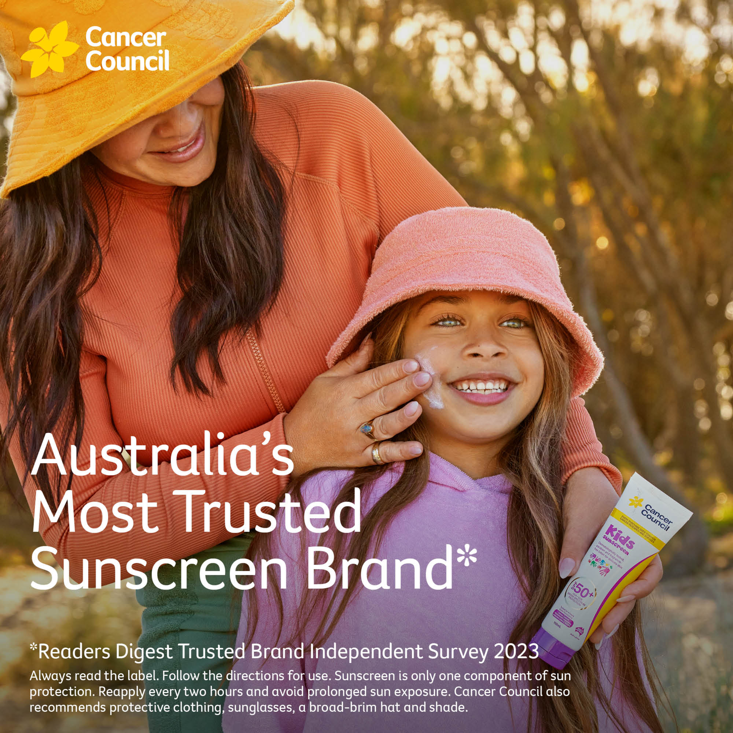 CANCER COUNCIL KIDS SUNSCREEN ROLL ON SPF50+ 75ML - Image 3