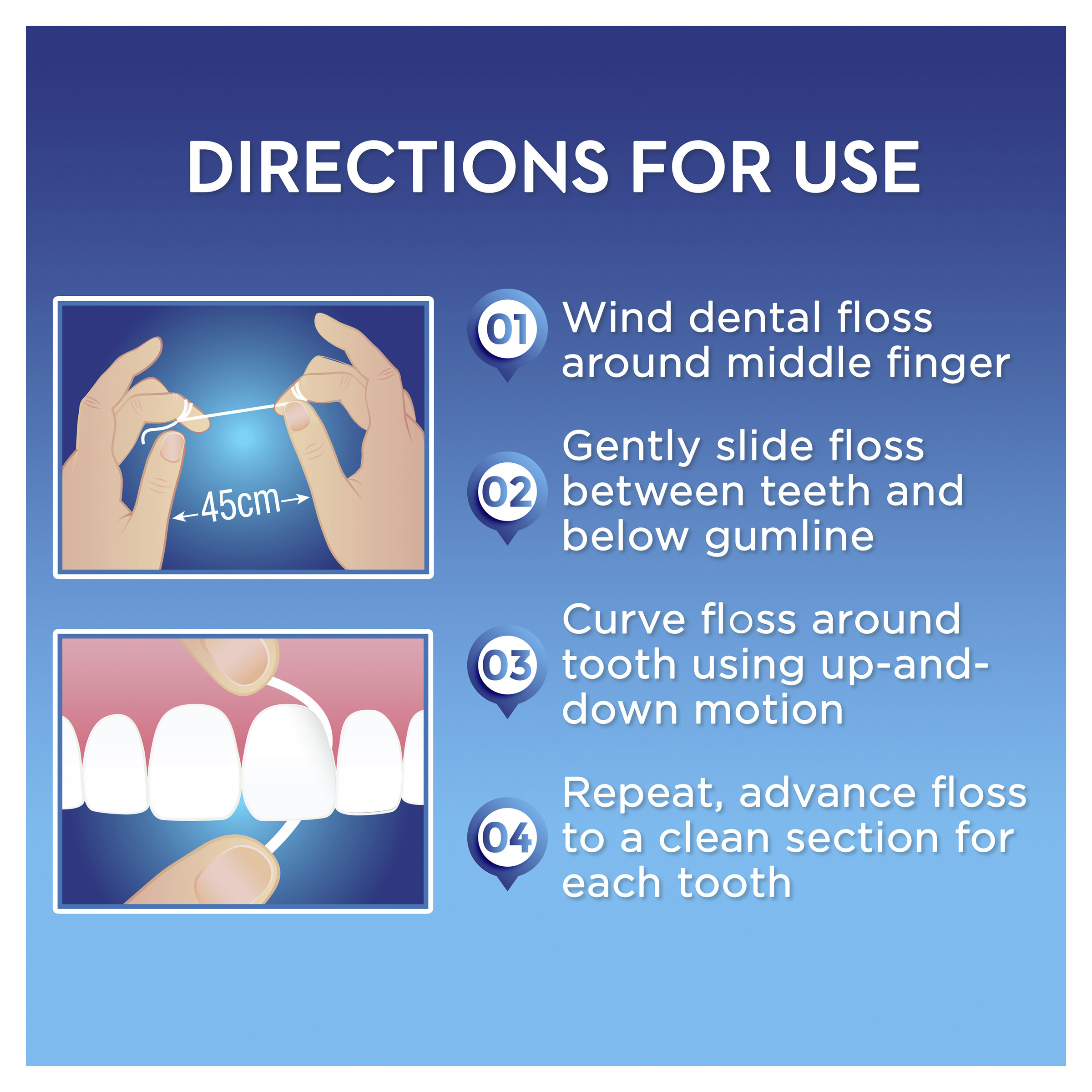 ORAL-B SUPERFLOSS PRE-CUT STRANDS 50 PACK - Image 2