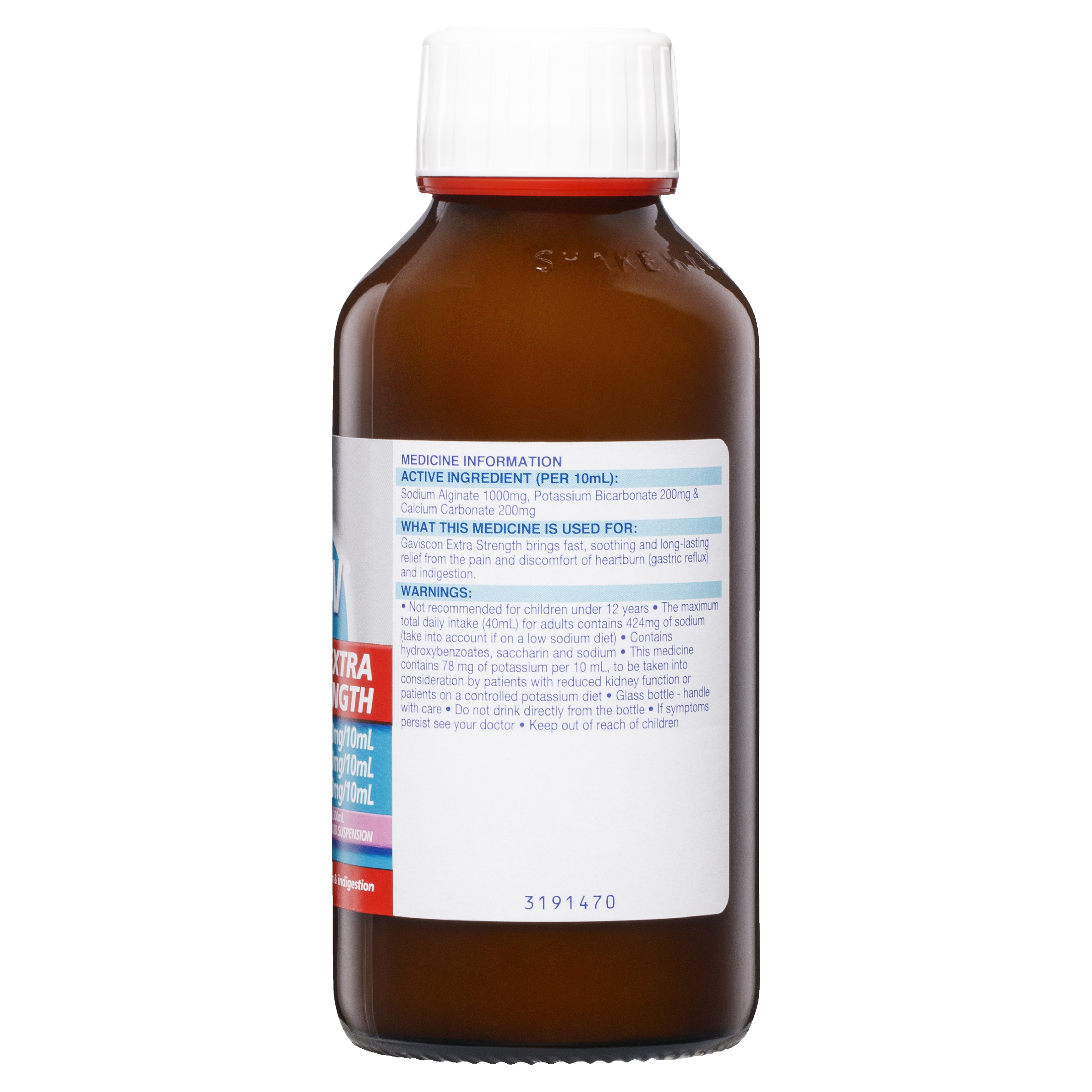 GAVISCON EXTRA STRENGTH ANISEED LIQUID 300ML - Image 3