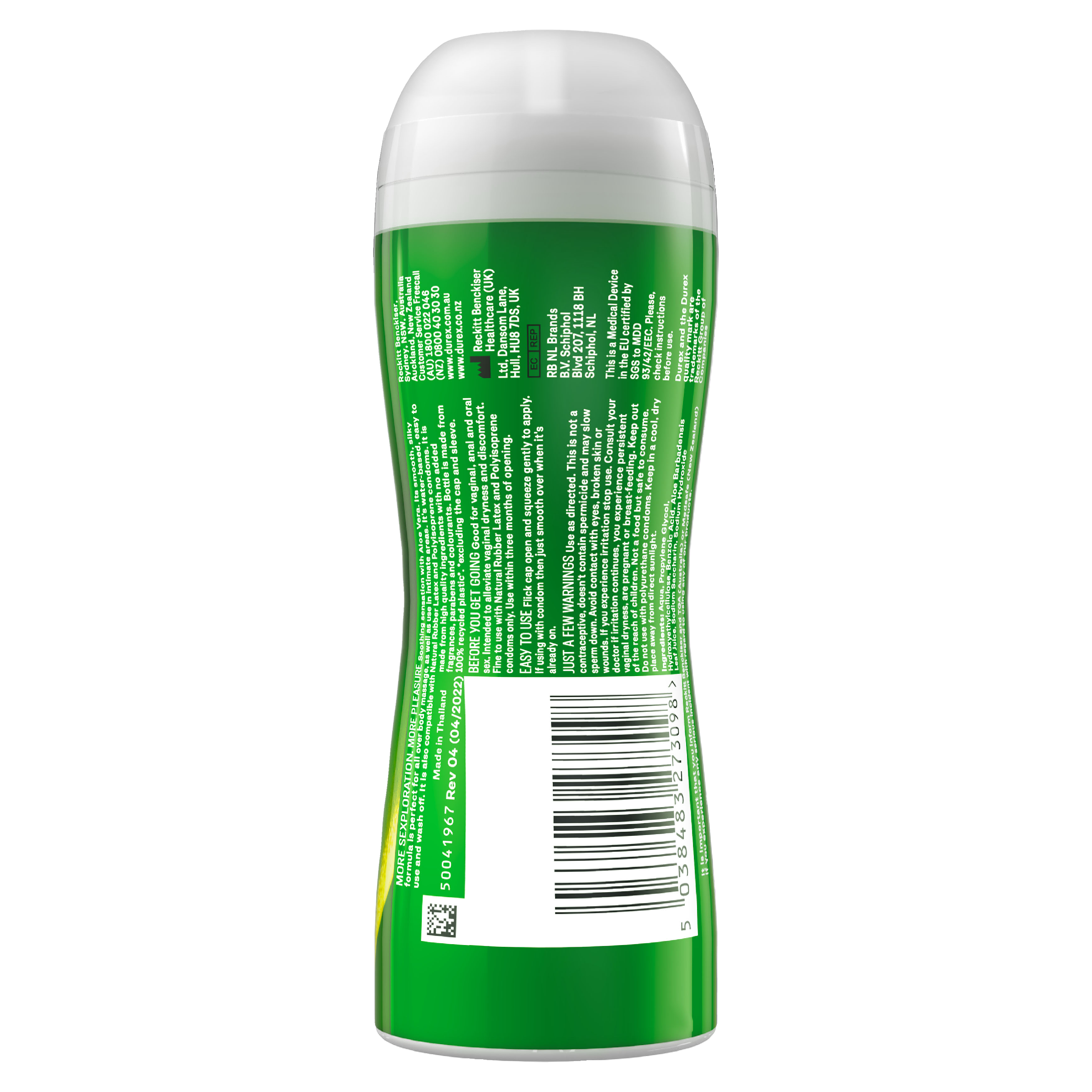 DUREX PLAY MASSAGE 2IN1 LUBRICANT ALOE VERA 200ML - Image 2