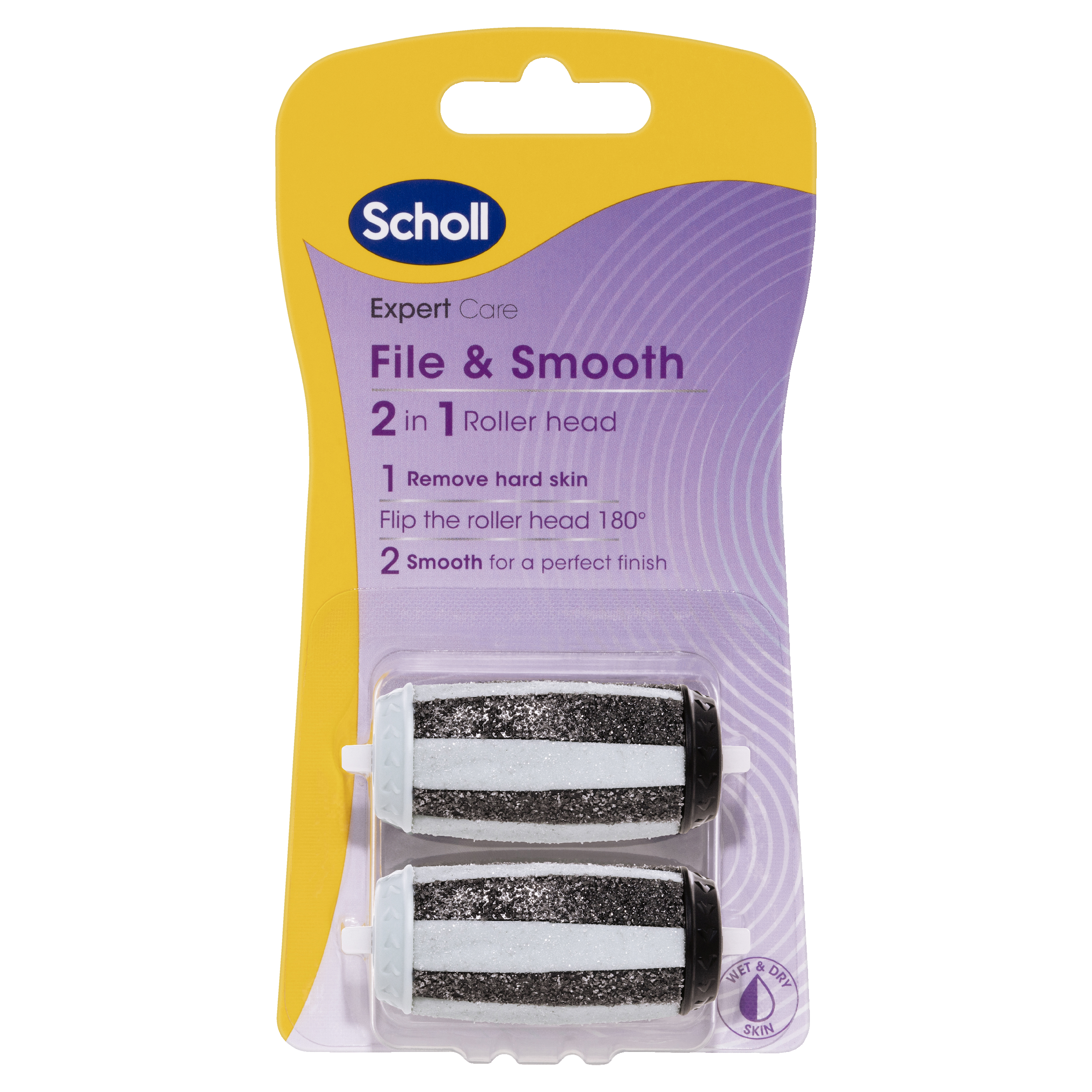 SCHOLL EXPERT CARE 2 IN 1 REFILLS 2 PACK