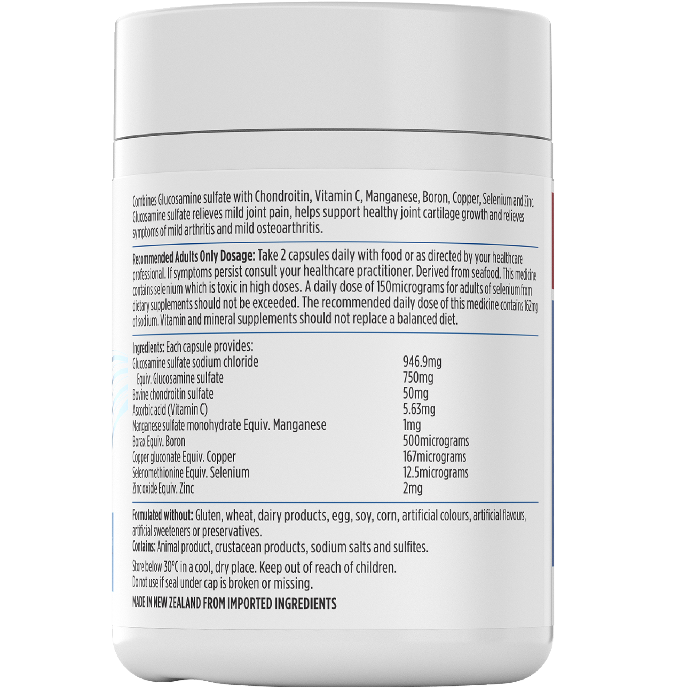 NUTRALIFE JOINT FORMULA TRIPLE ACTION 120 CAPSULES - Image 2