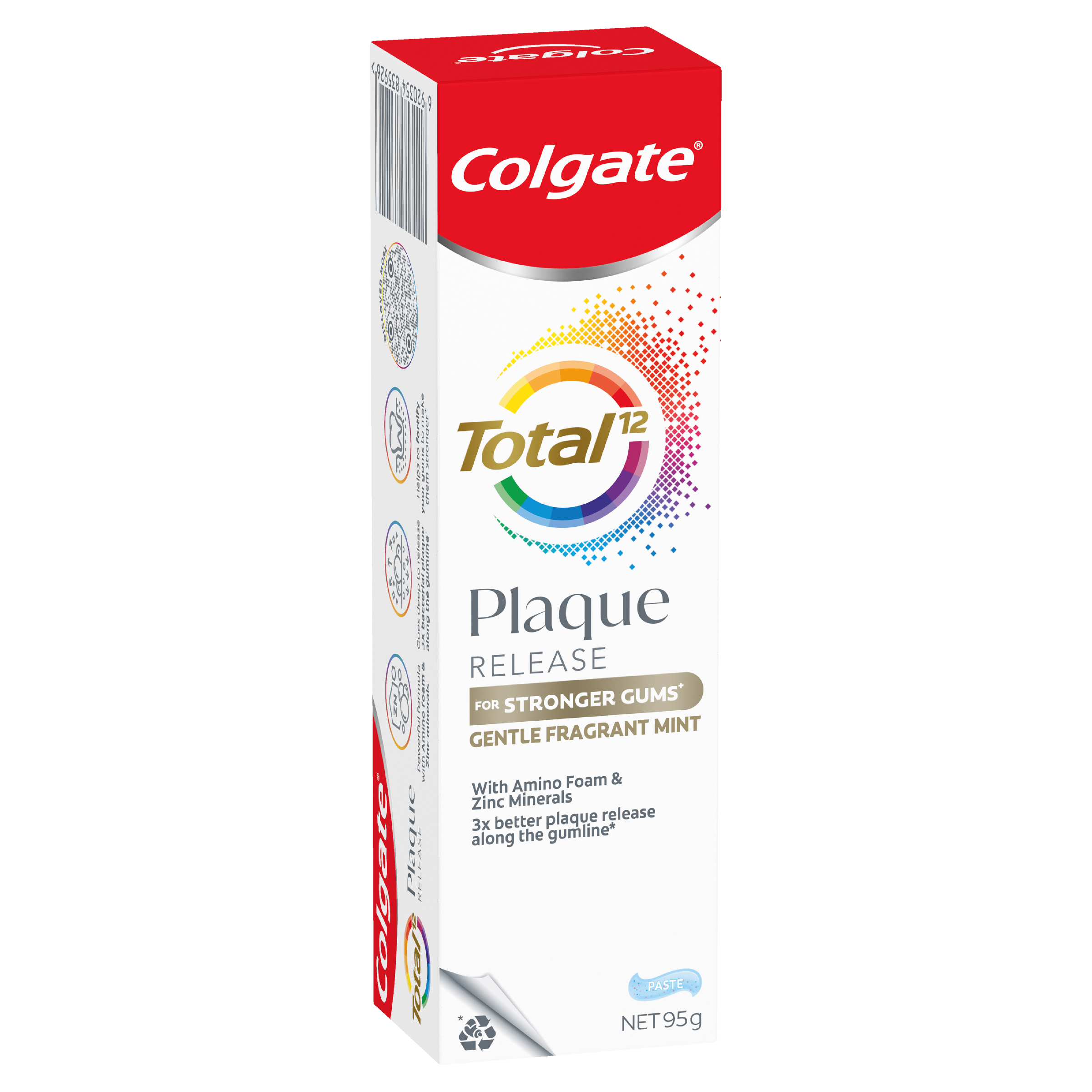 COLGATE TOOTHPASTE TOTAL PLAQUE GENTLE MINT 95G