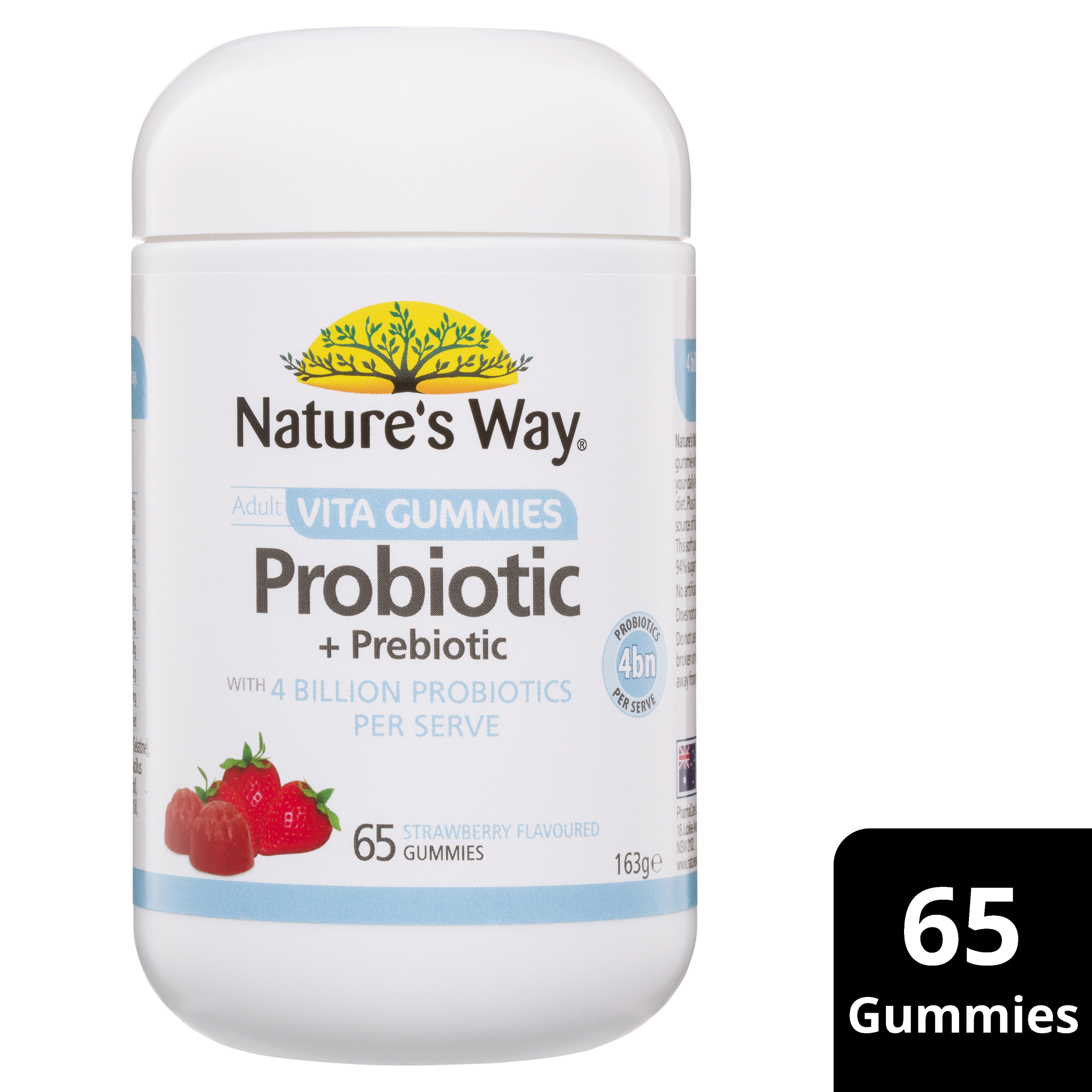 NATURES WAY ADULT VITA GUMMIES PROBIOTIC + PREBIOTIC 65 - Image 2