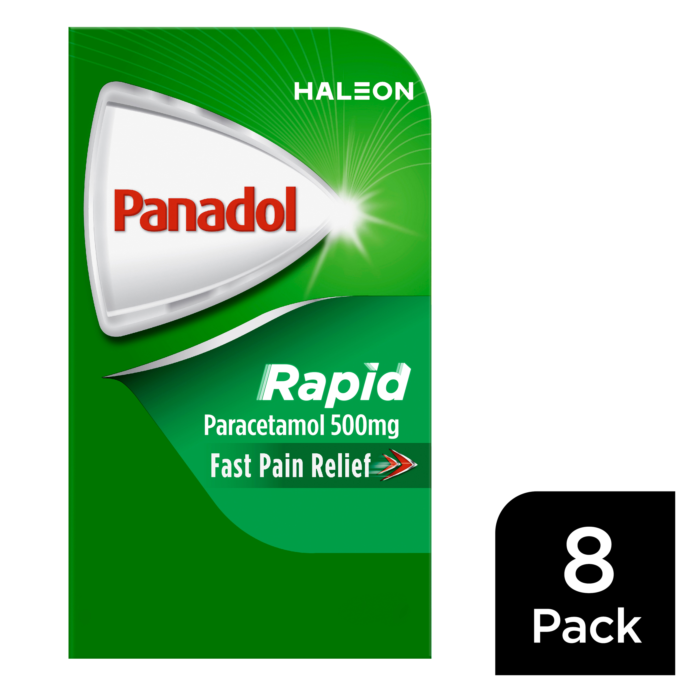 PANADOL RAPID 500MG 8 CAPLETS - Image 9