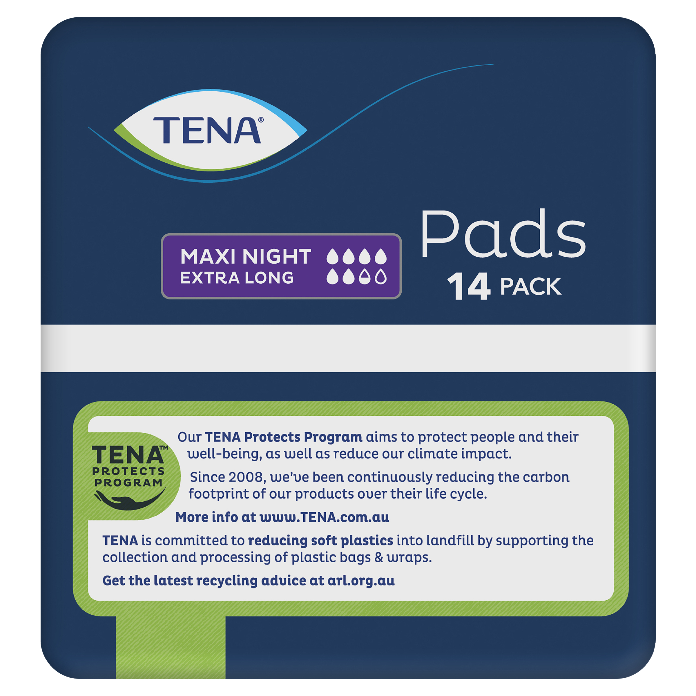 TENA PADS MAXI NIGHT 6.5D 14 PACK - Image 6