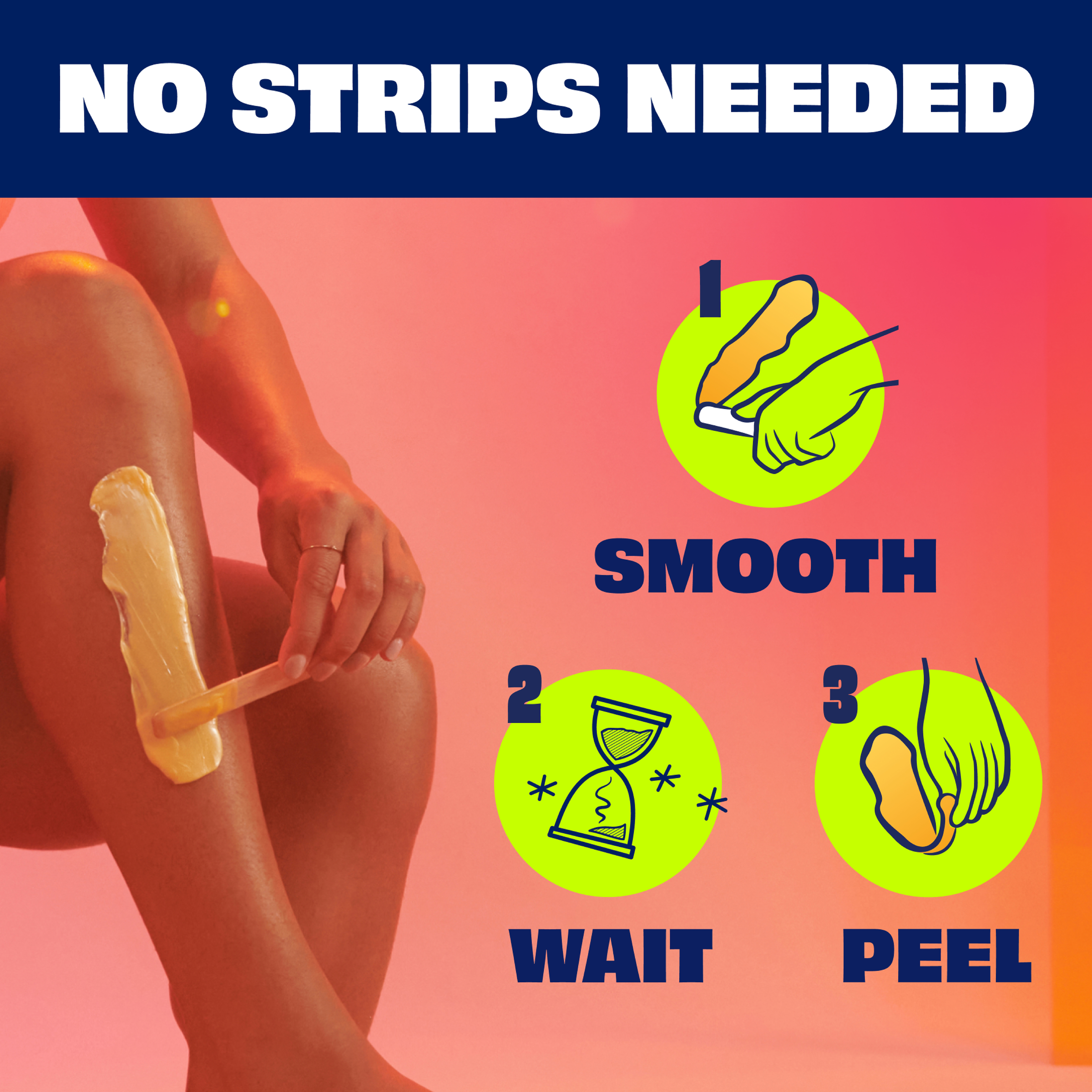 NAIR WAX SENSITIVE STRIP FREE 400G - Image 8