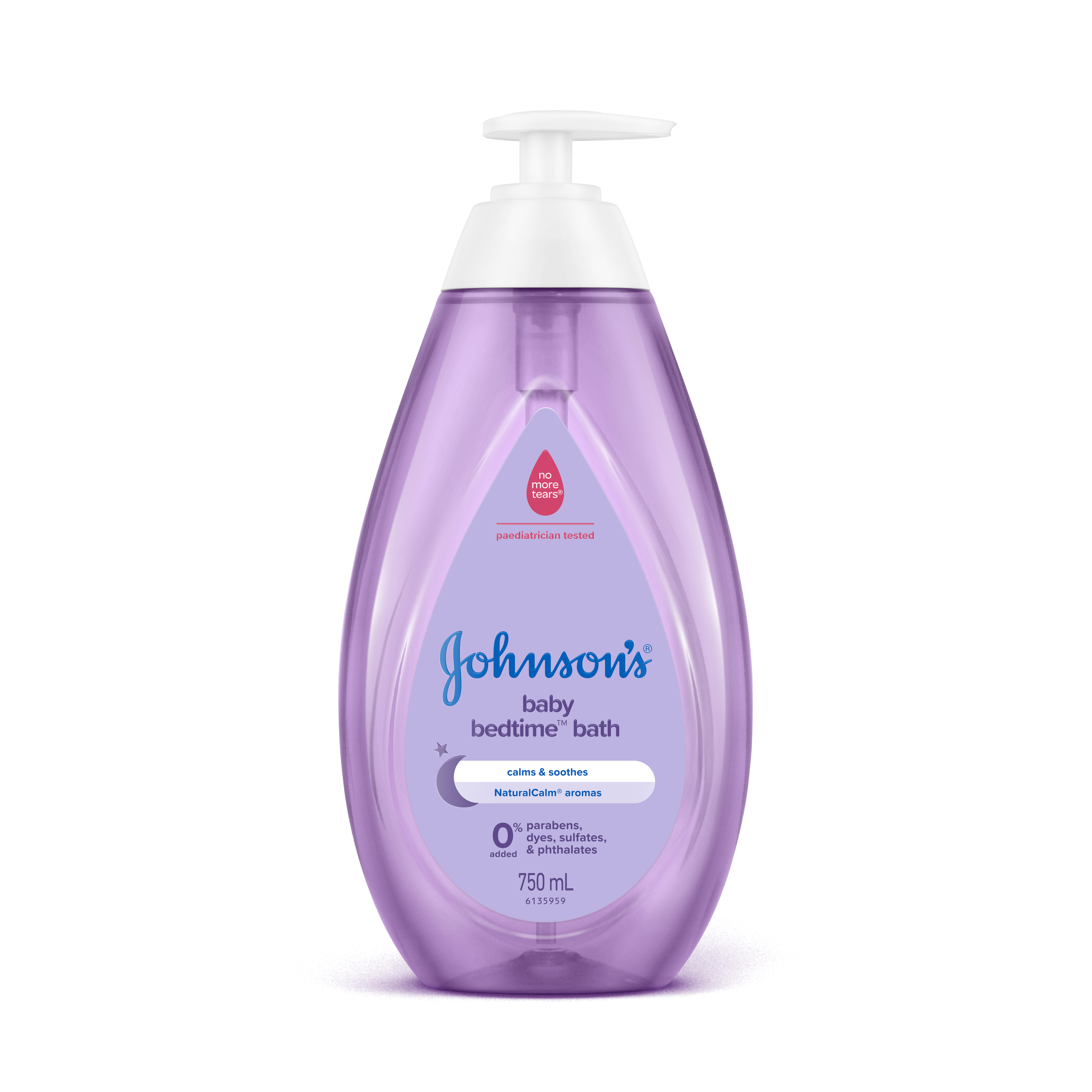 J&J BABY BATH BED TIME 750ML