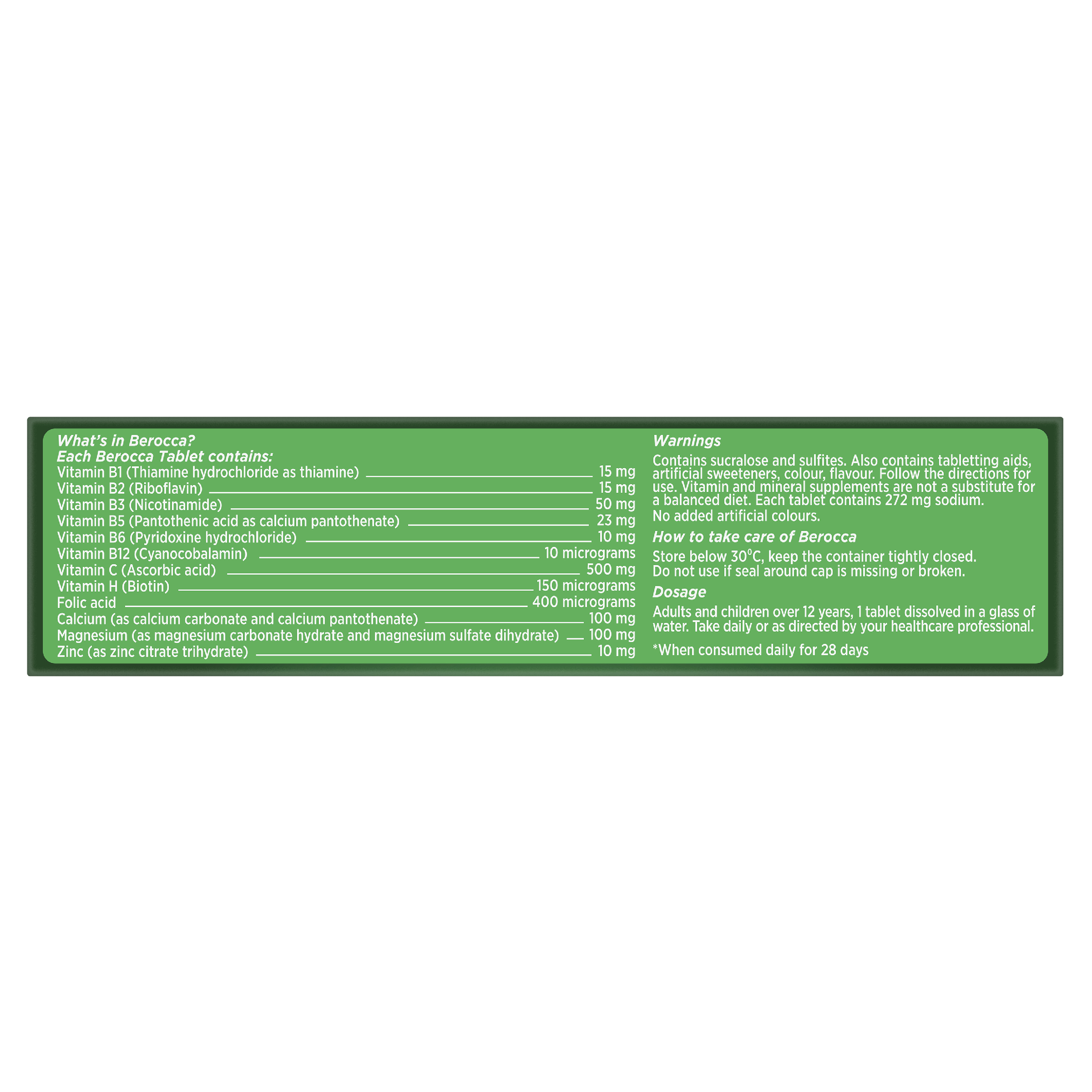 BEROCCA EFFERVESCENT ORIGINAL BERRY 45 TABLETS - Image 7