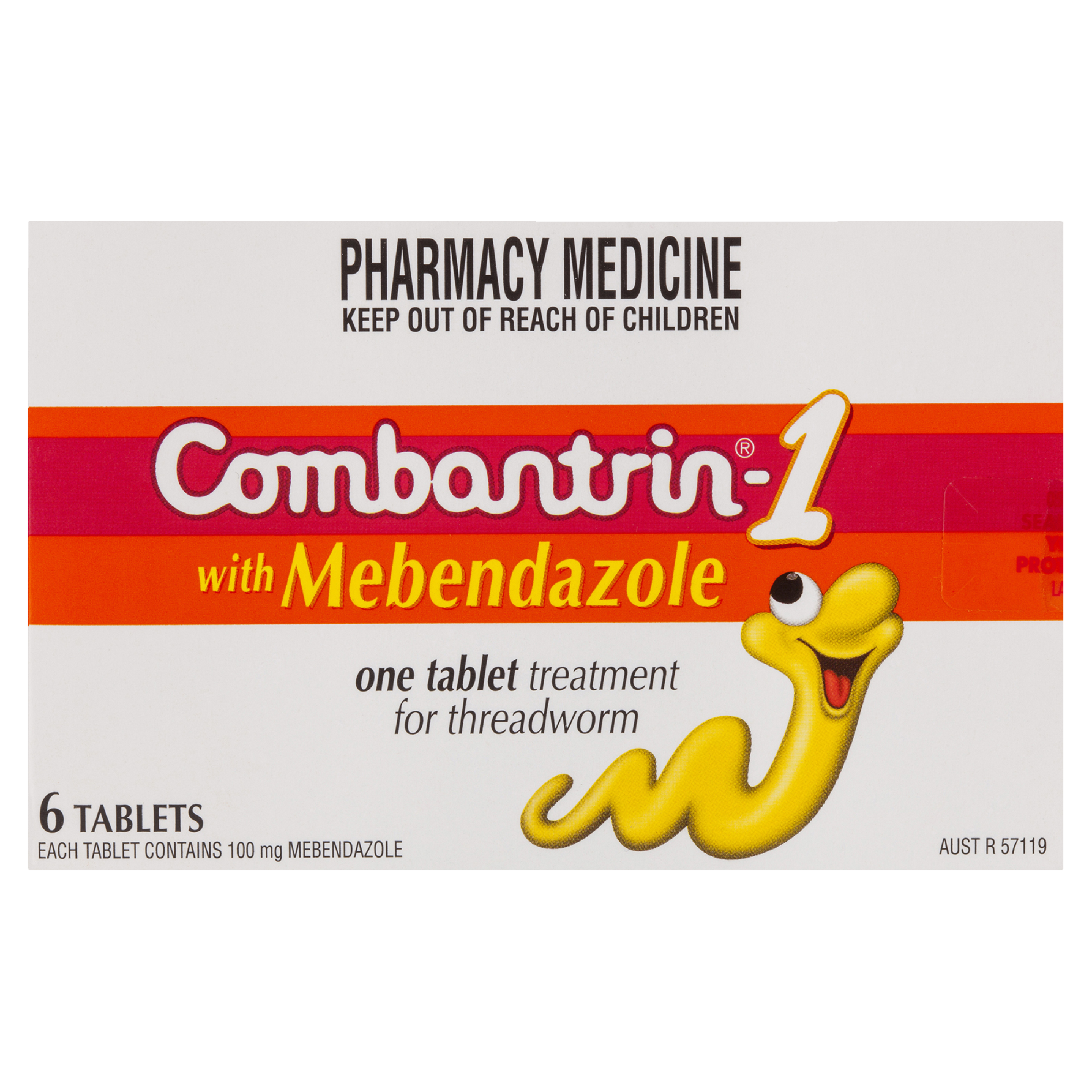 COMBANTRIN-1 THREADWORM TREATMENT CHOCOLATE SQUARES 6 PACK - Image 2