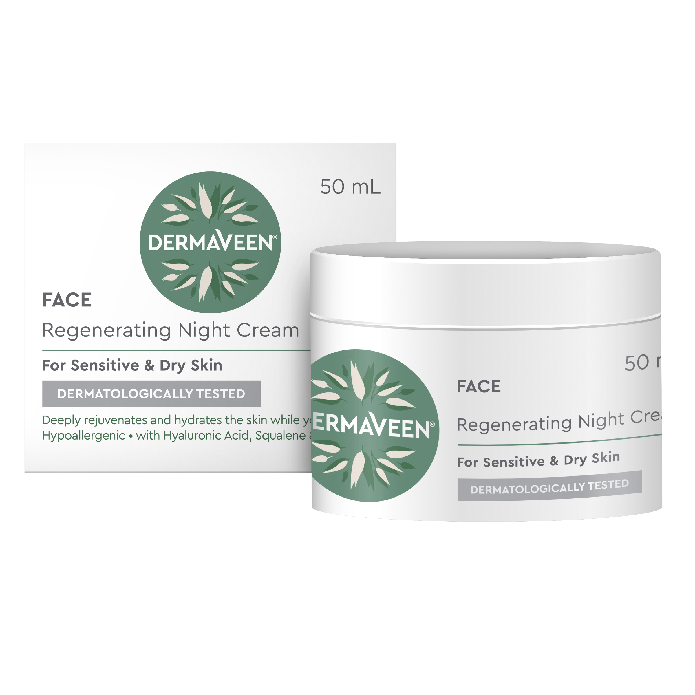 DERMAVEEN FACE REGENERATING NIGHT CREAM 50ML