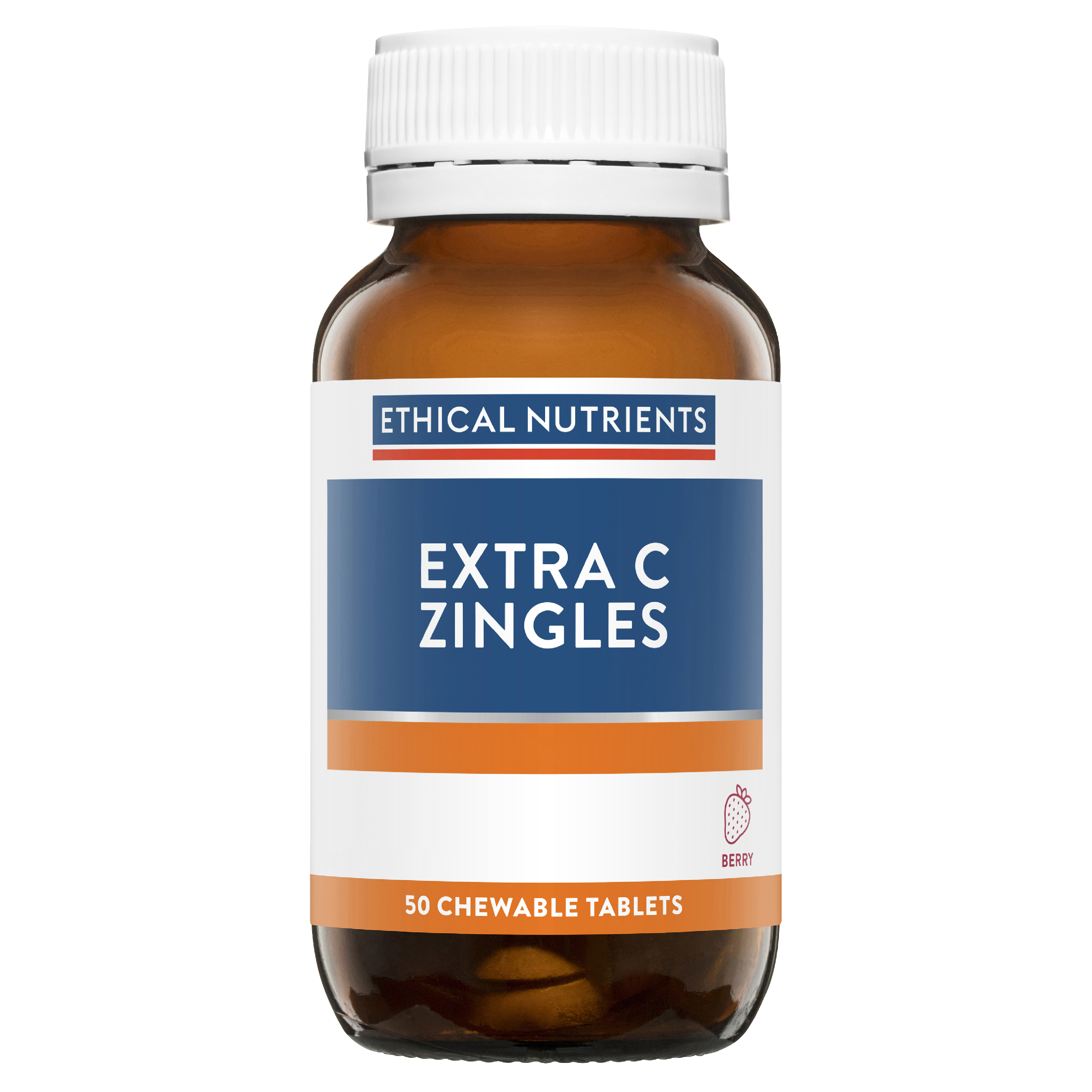 ETHICAL NUTRIENTS EXTRA C ZINGLES BERRY 50 TABLETS - Image 5