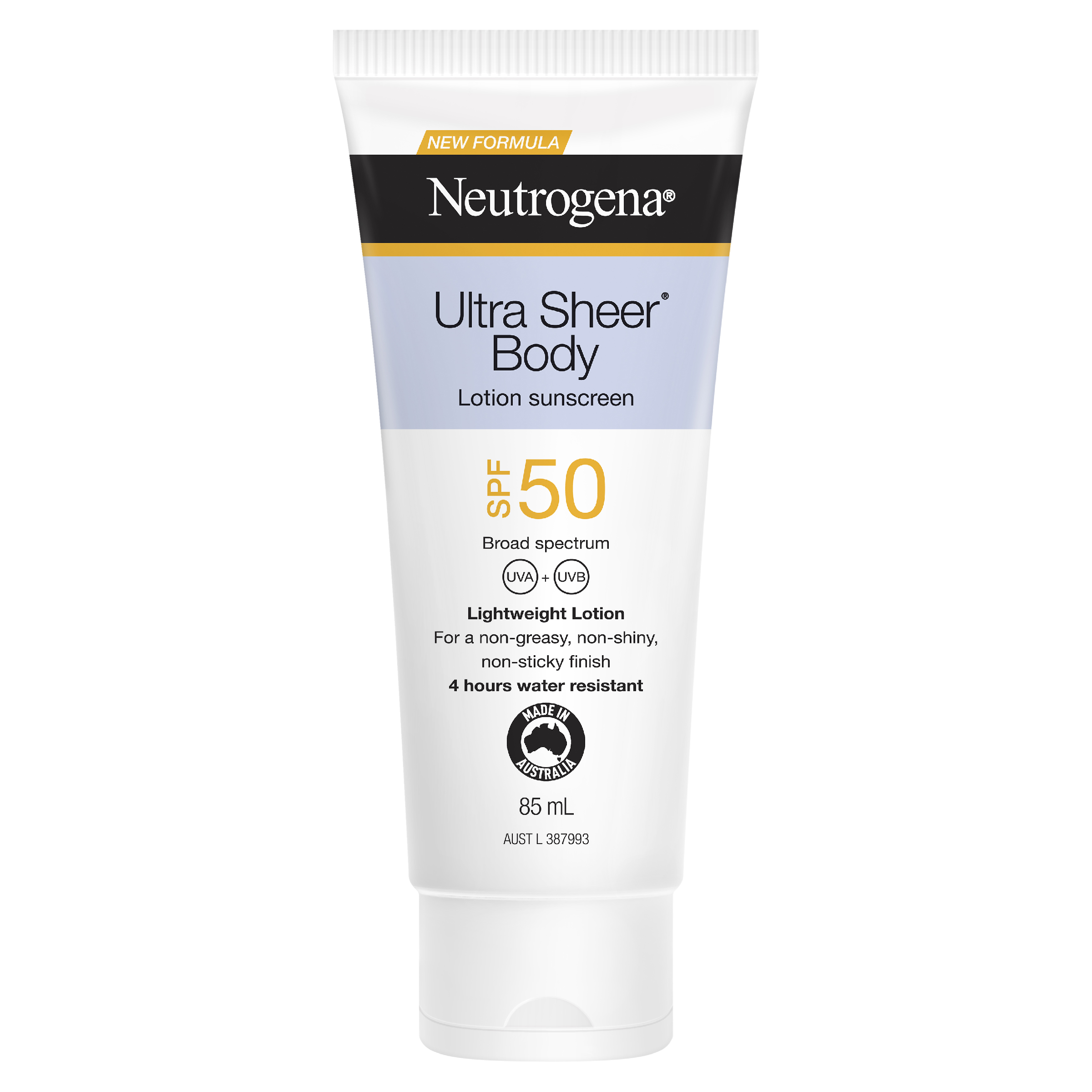 NEUTROGENA ULTRA SHEER BODY LOTION SPF50 85ML