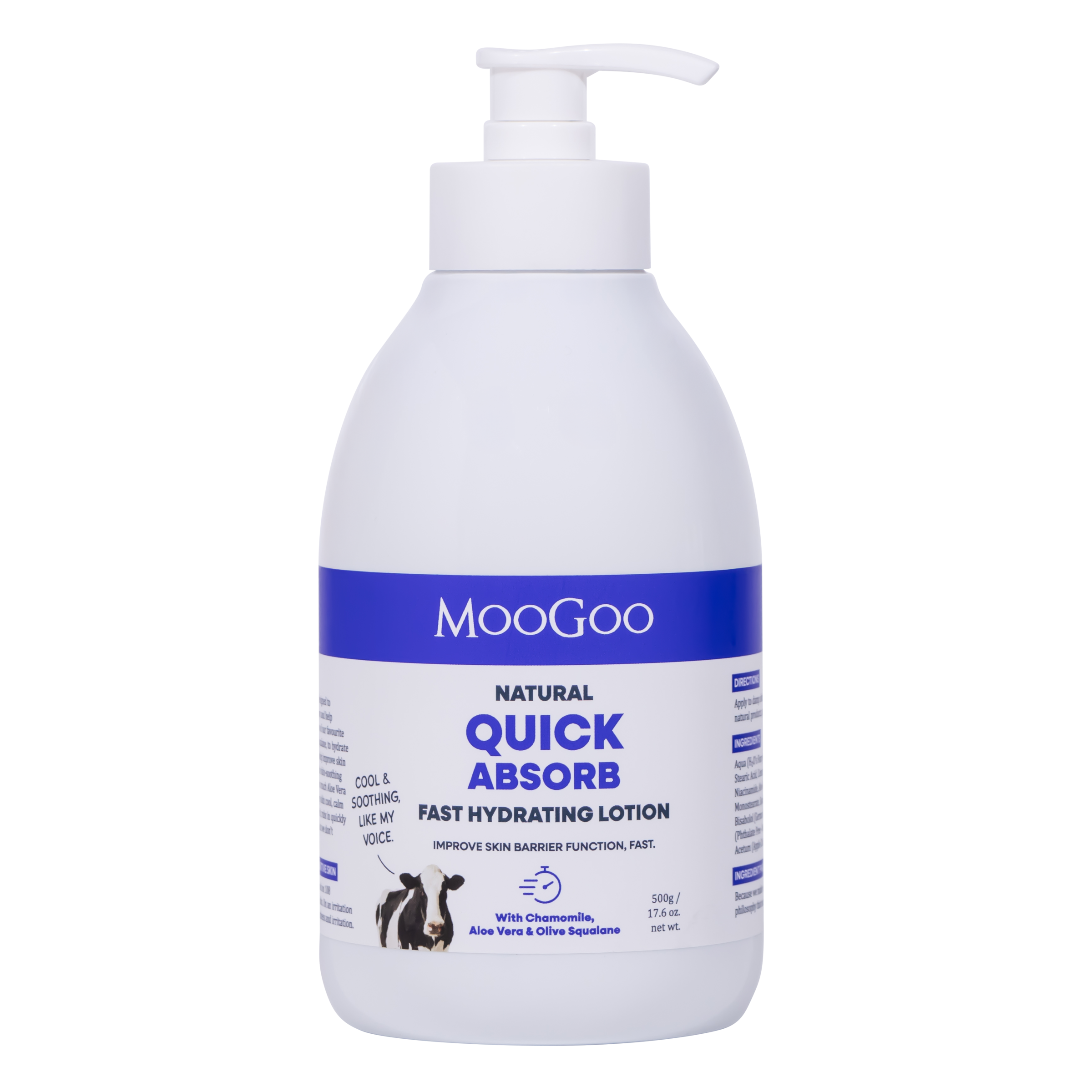 MOOGOO SKINCARE FAST HYDRATING LOTION 500G