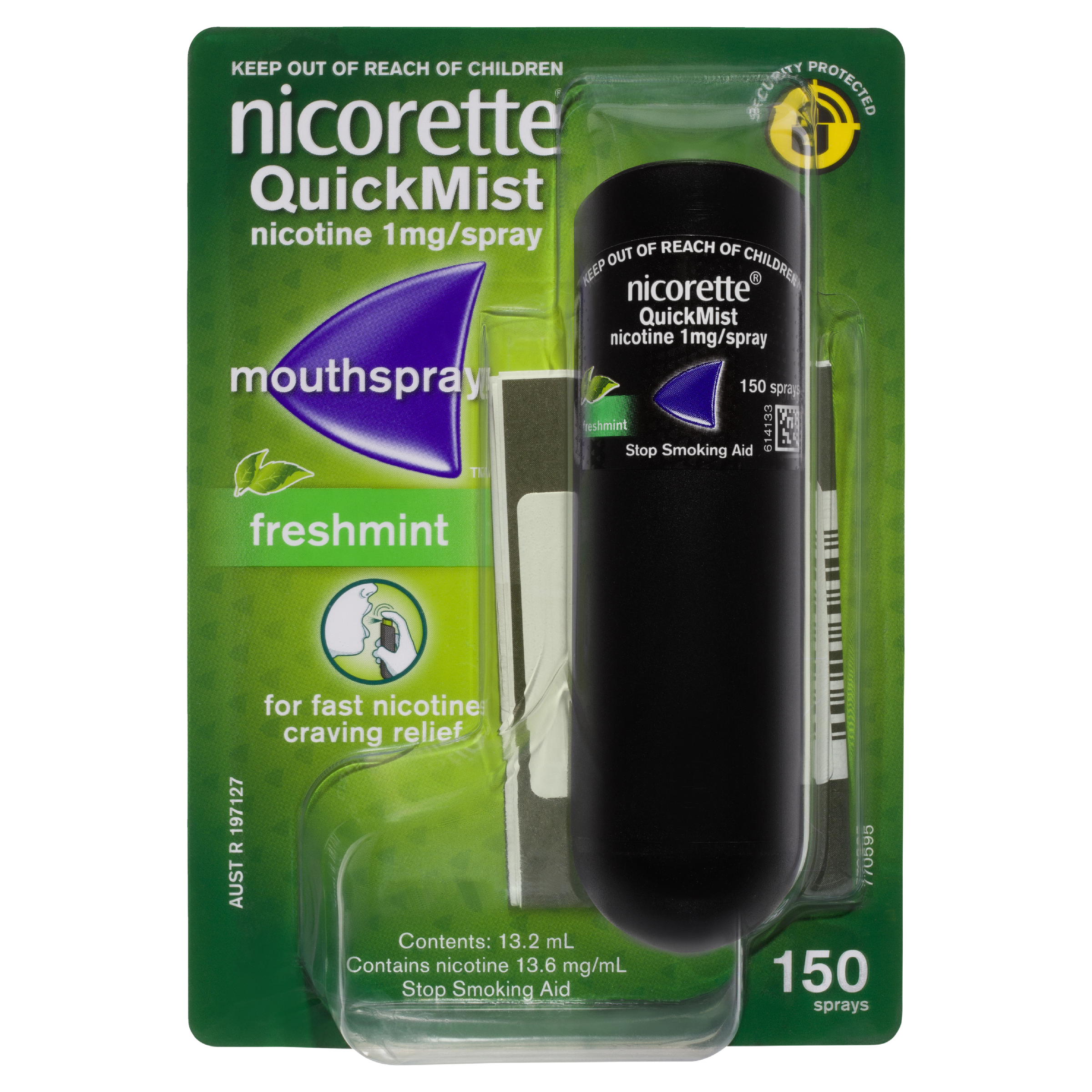 NICORETTE QUICKMIST FRESHMINT 150 SPRAYS