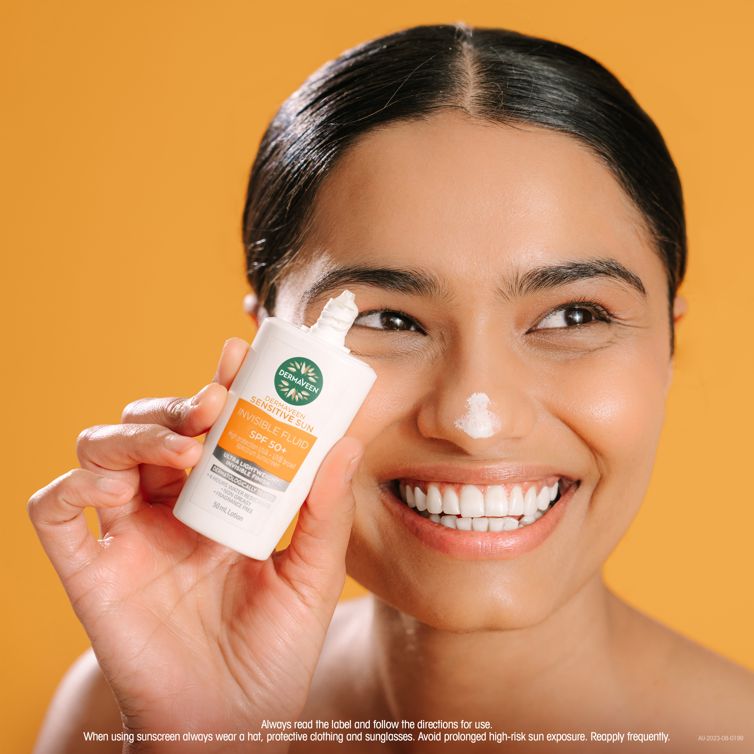 DERMAVEEN SENSITIVE FACE SUNSCREEN INVISIBLE FLUID SPF50+ 50ML - Image 5