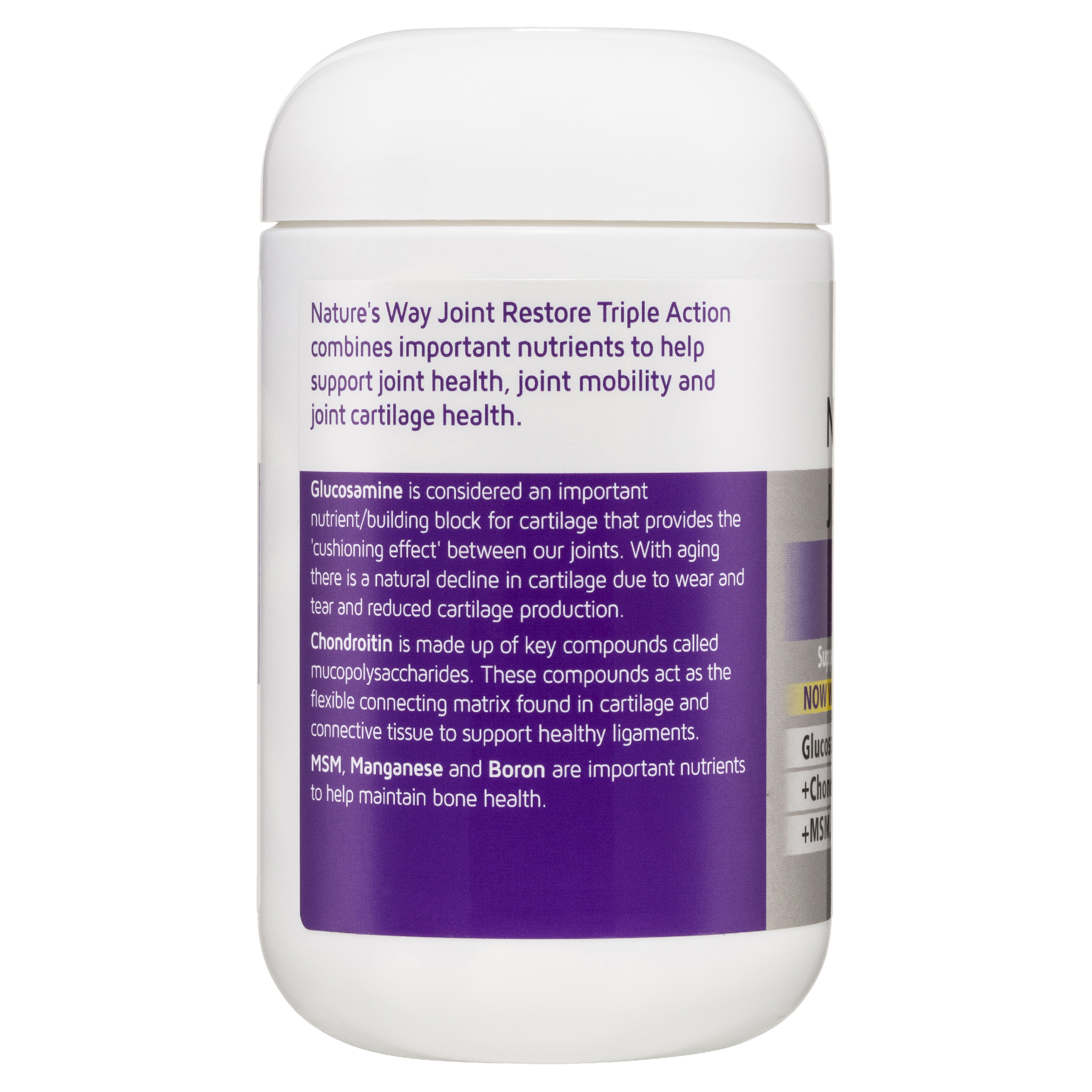 NATURES WAY JOINT RESTORE TRIPLE ACTION 120 TABLET - Image 3