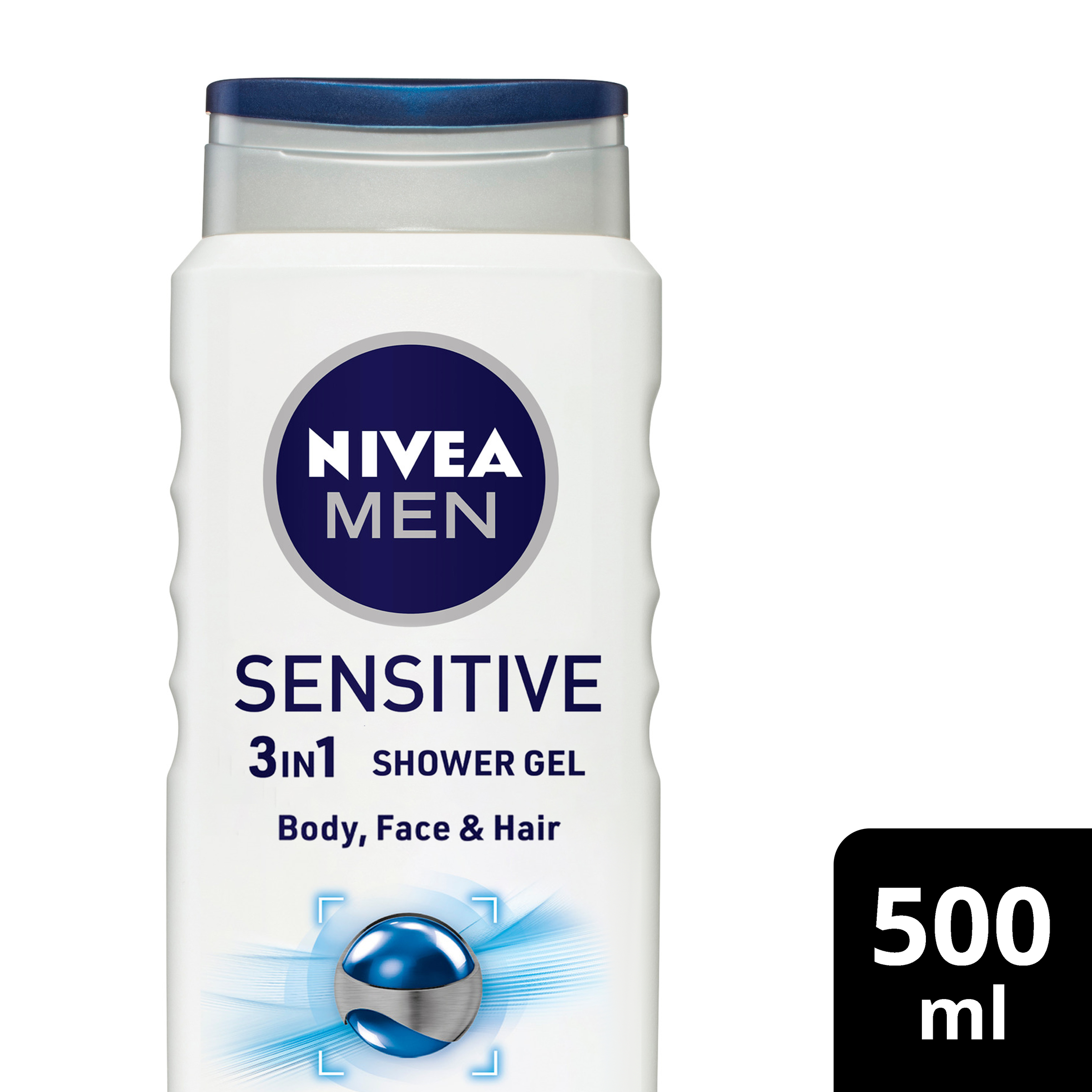 NIVEA MEN SHOWER GEL SENSITIVE 500ML - Image 8