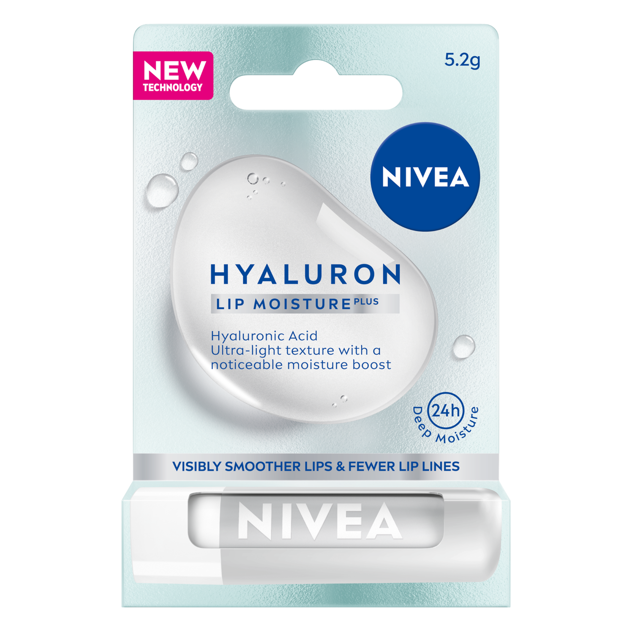 NIVEA LIP BALM STICK HYALURON CLEAR 5.2G